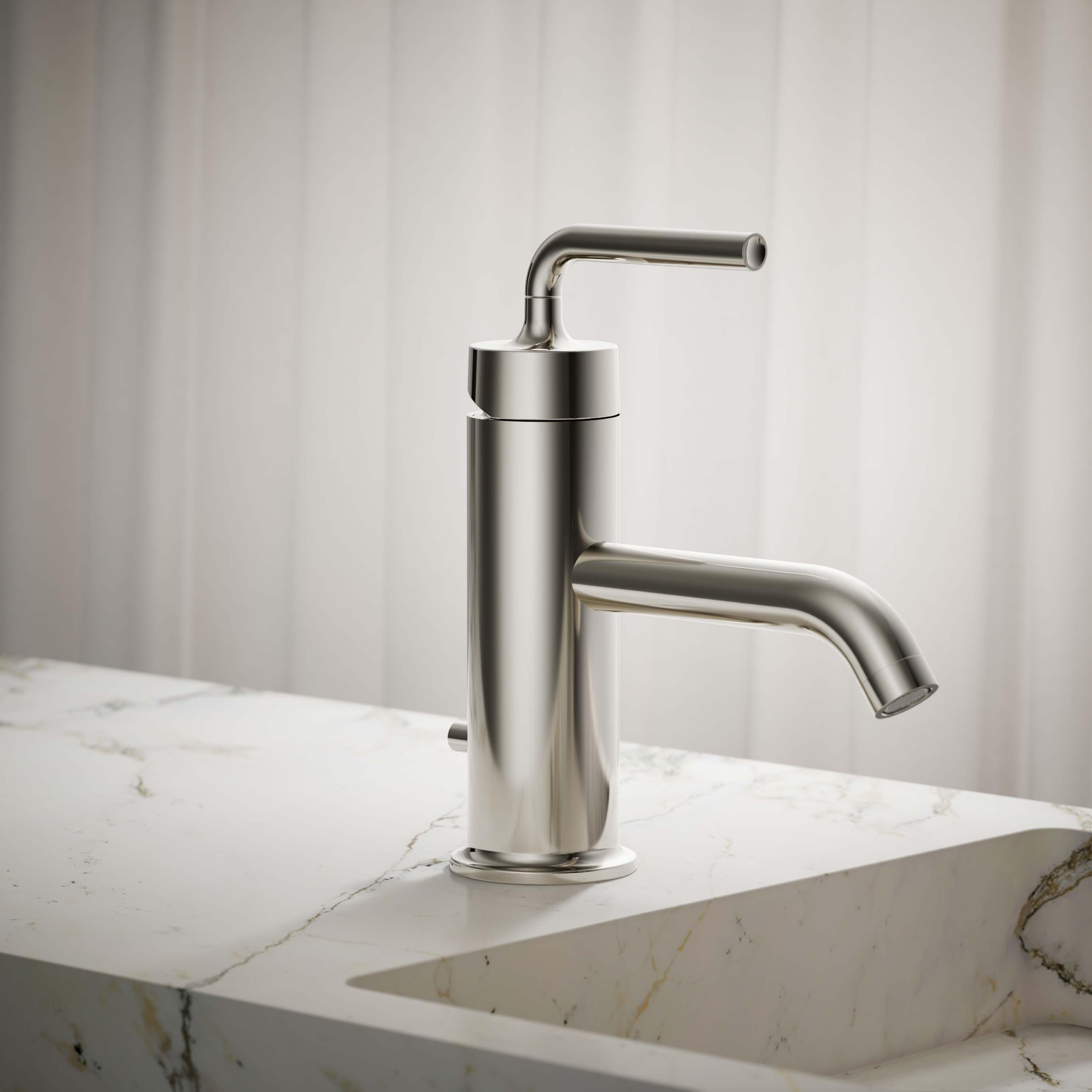 Purist® Single Hole Bathroom Faucet with Drain Assembly