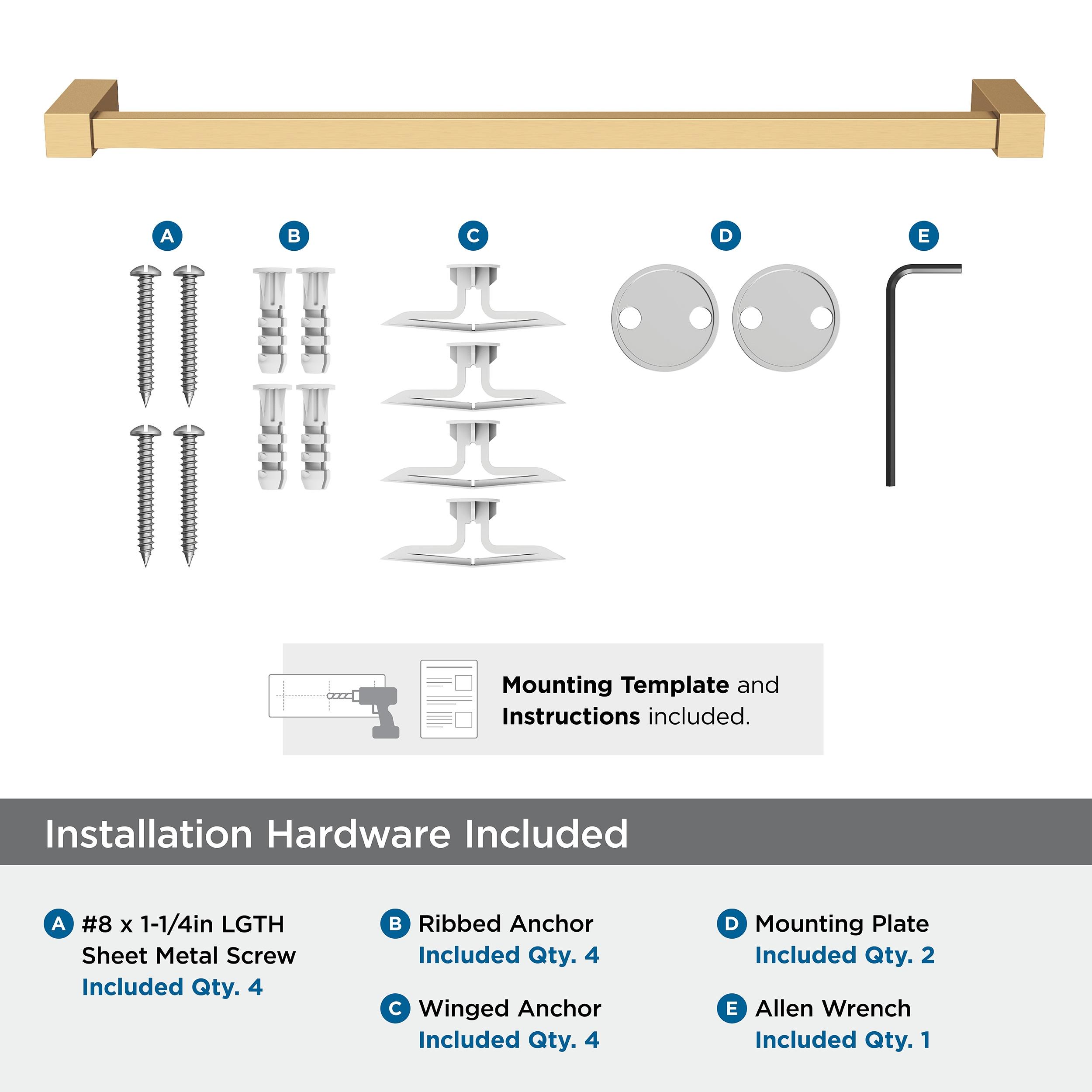 Bourget 18.87" Wall Mounted Towel Bar