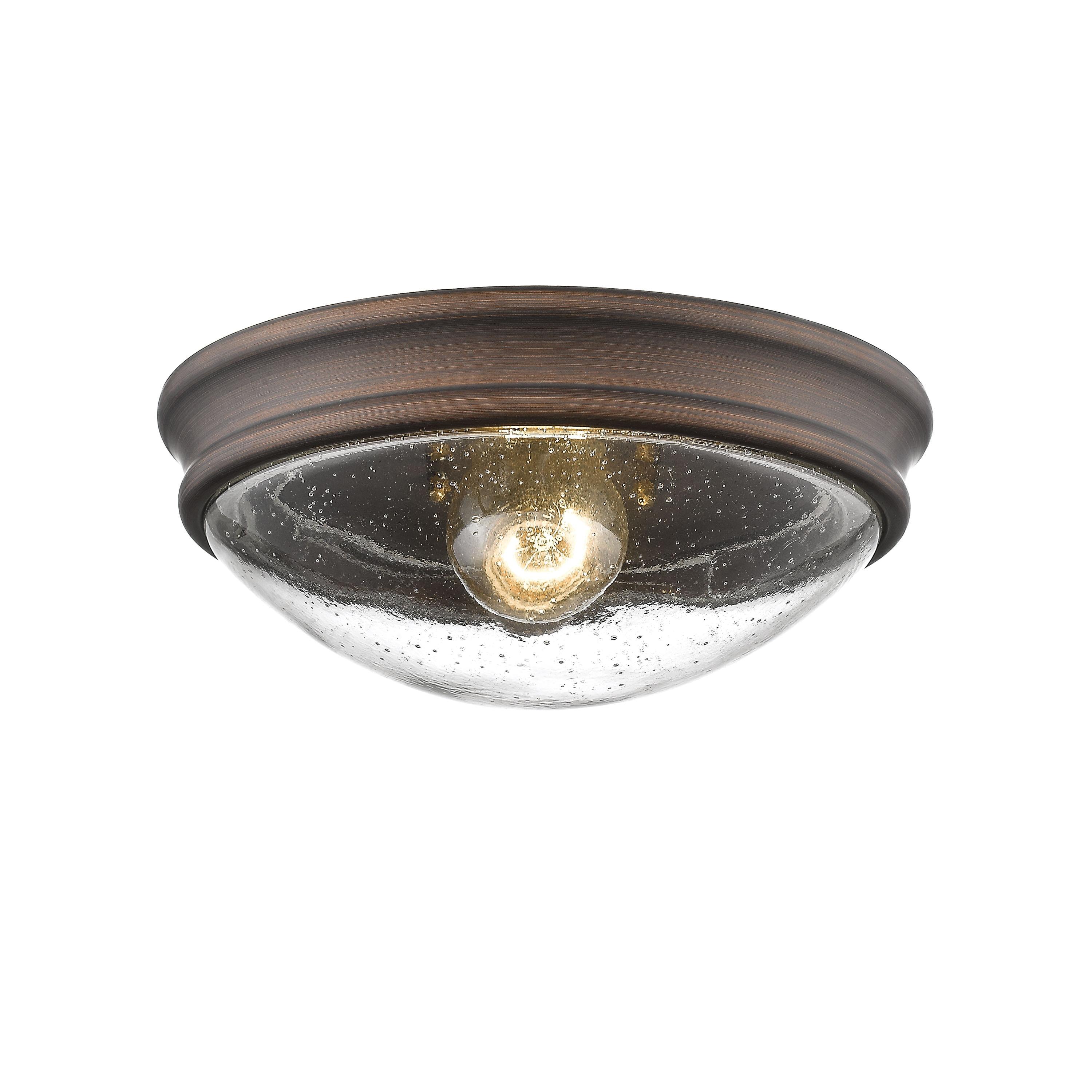 Millennium Lighting 1 - Light Flush Mount in  Rubbed Bronze