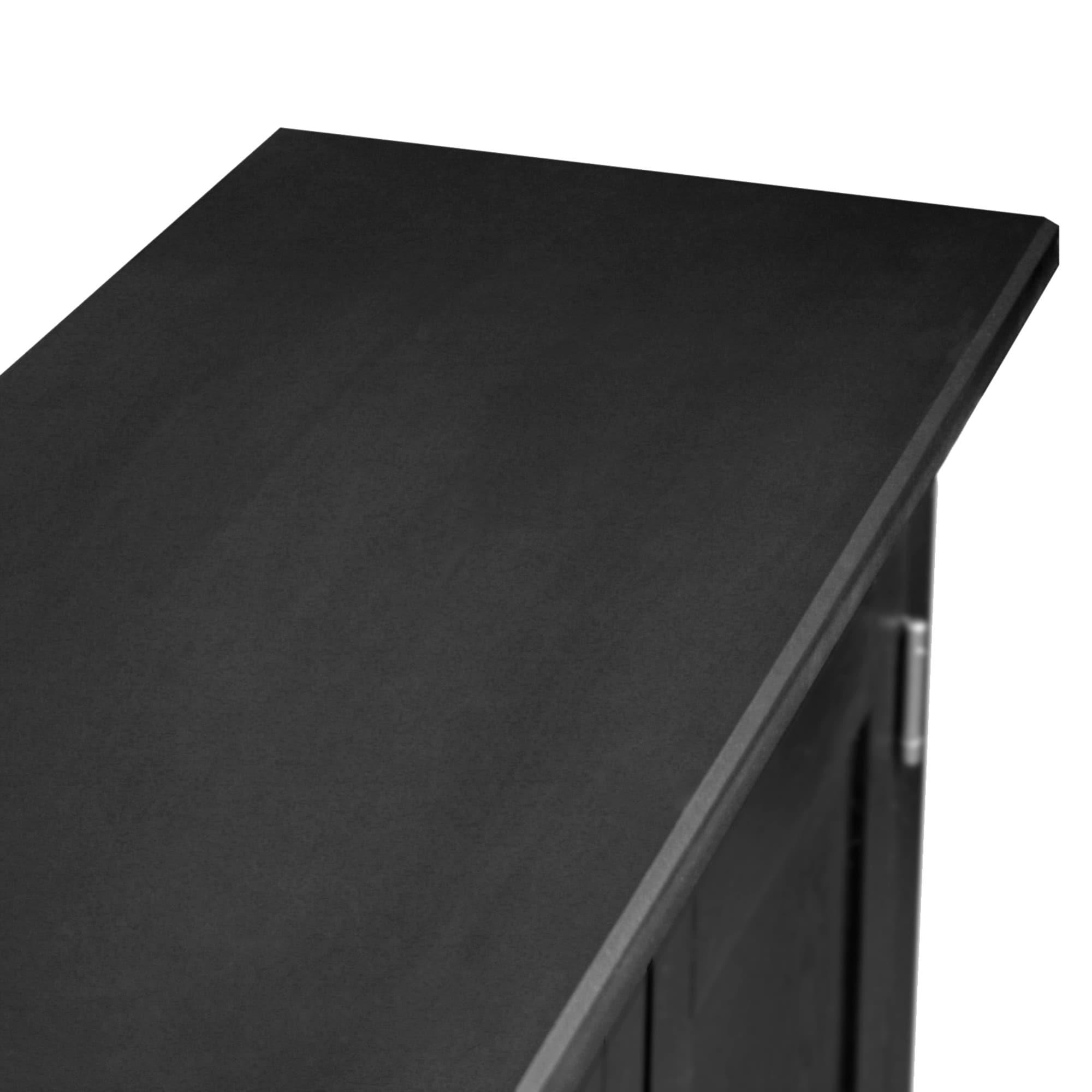 Mission Solid + Manufactured Wood Foyer Hall Cabinet Stand
