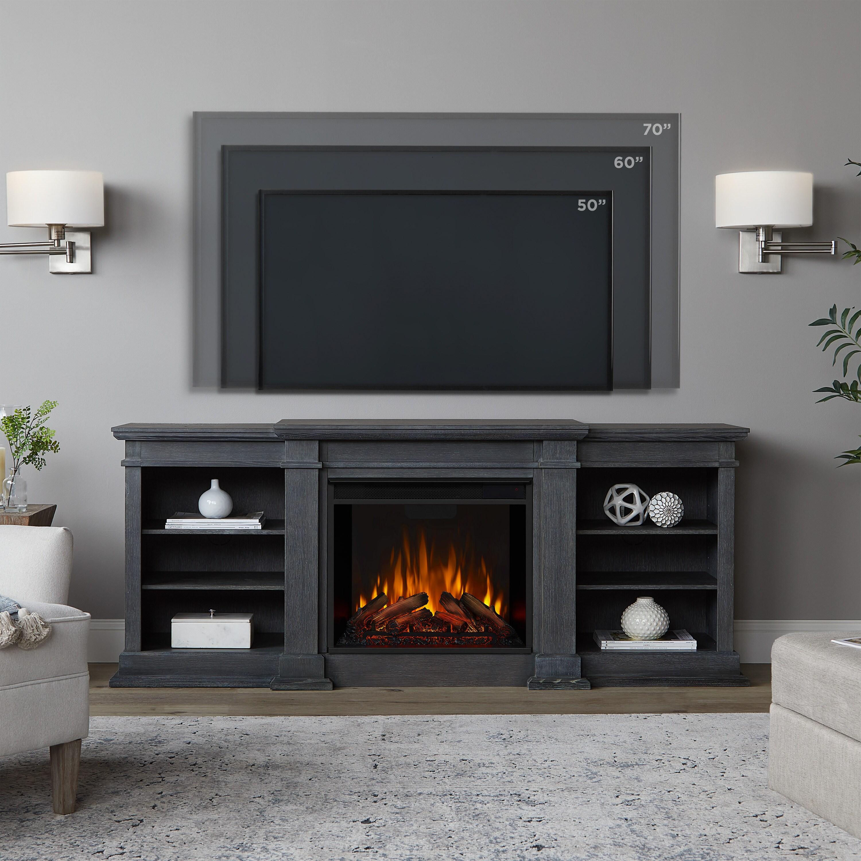 Fresno TV Stand with Fireplace