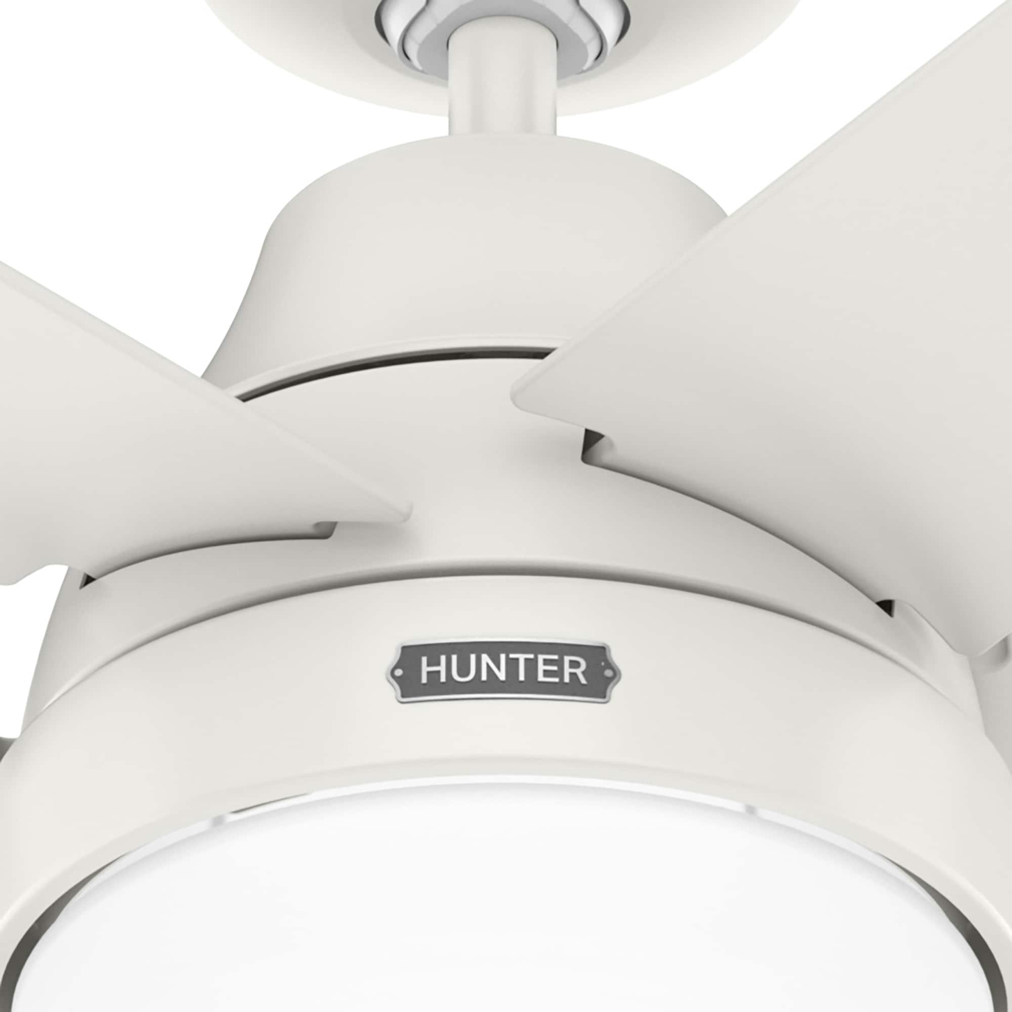 52" Aerodyne 5 - Blade Smart Standard Ceiling Fan with Lights and Remote