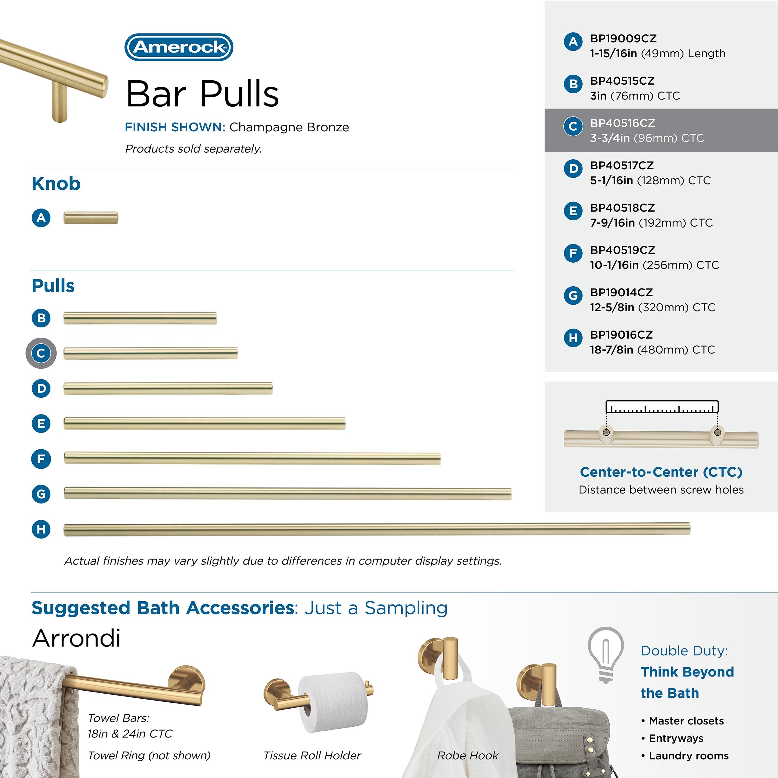 3 3/4" Center to Center Bar Pull