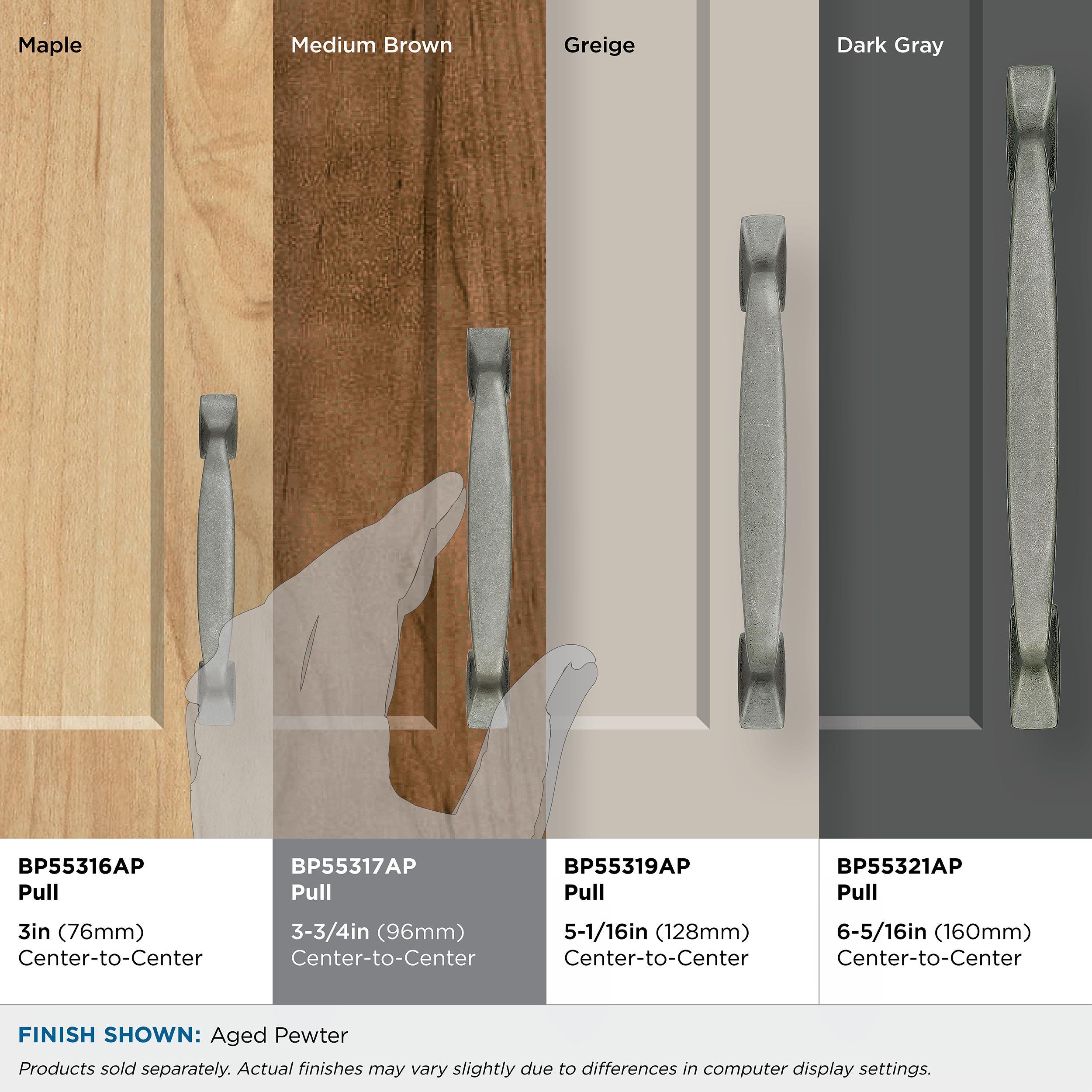 Highland Ridge 3 3/4" Center to Center Arch Pull