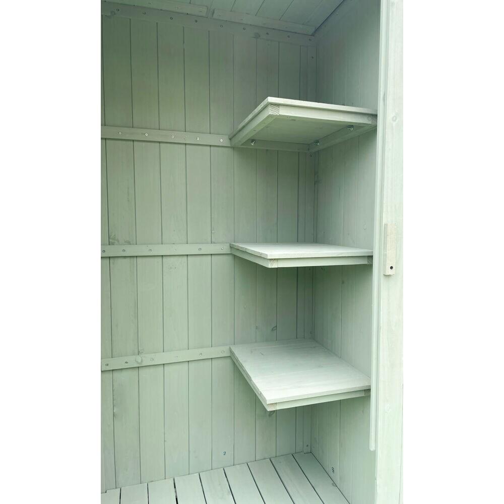 Hanover 2 ft. 5 in. W x 2 ft D Solid Wood Storage Shed