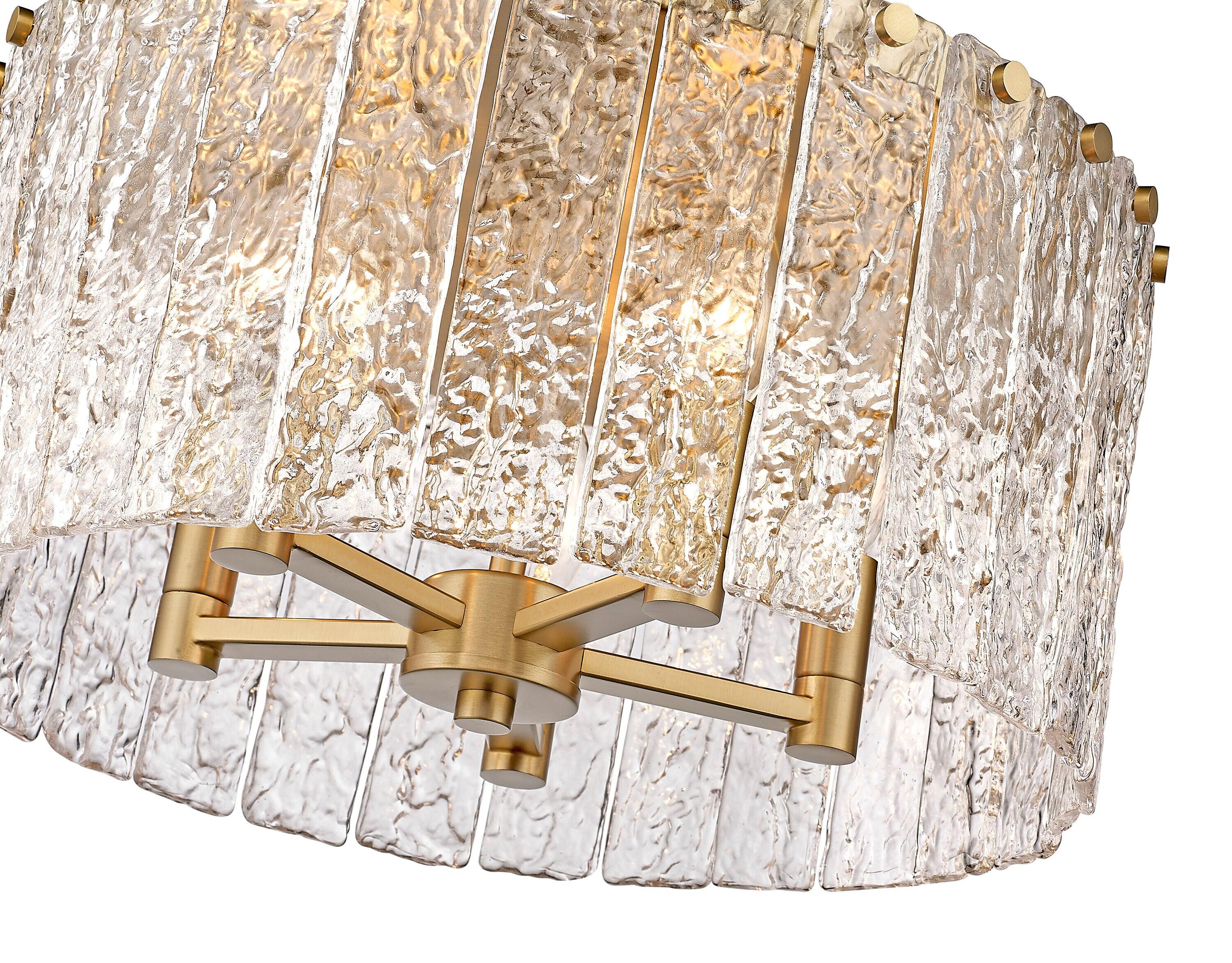 Z-Lite Glacier 5 - Light Flush Mount in  Modern Gold
