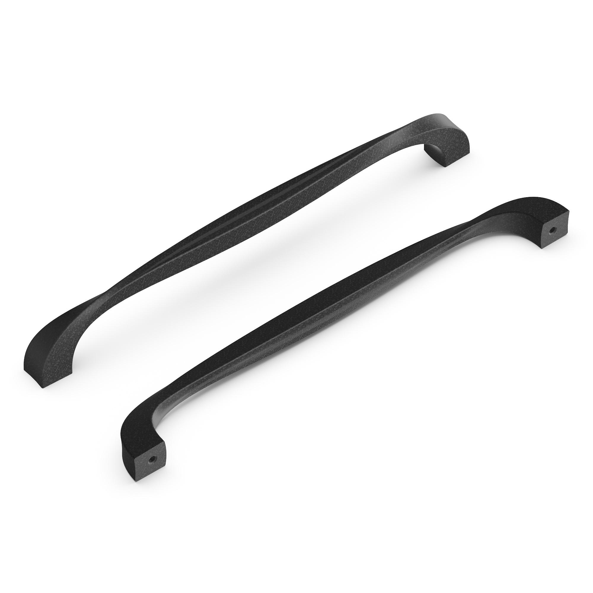 Twist Collection Black Iron 9.5" Bar Cabinet Pulls