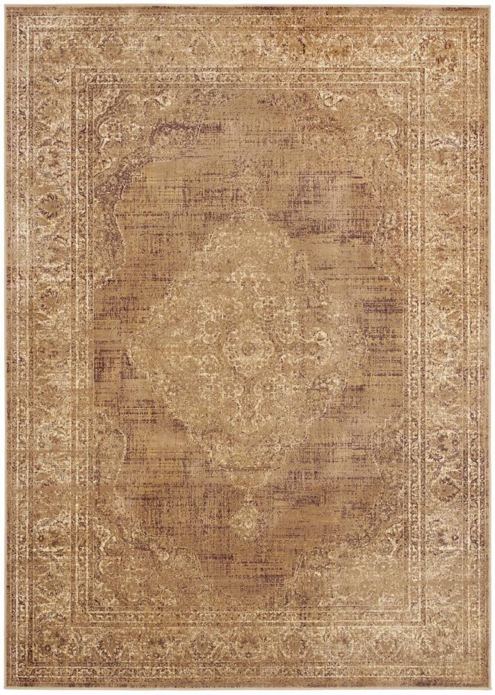 Vintage VTG112 Power Loomed Indoor Area Rug - Taupe - 6'7"x9'2" - Safavieh.