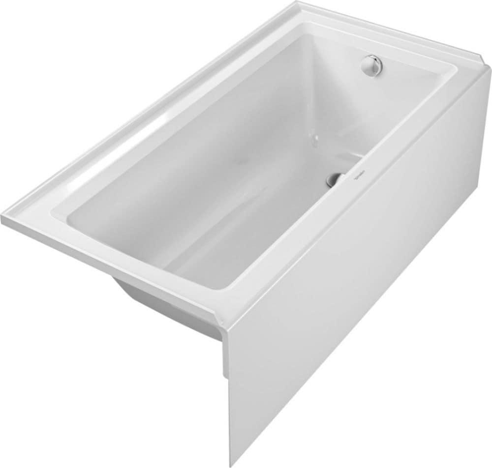 Architec 60" x 30" Alcove Soaking Acrylic Bathtub