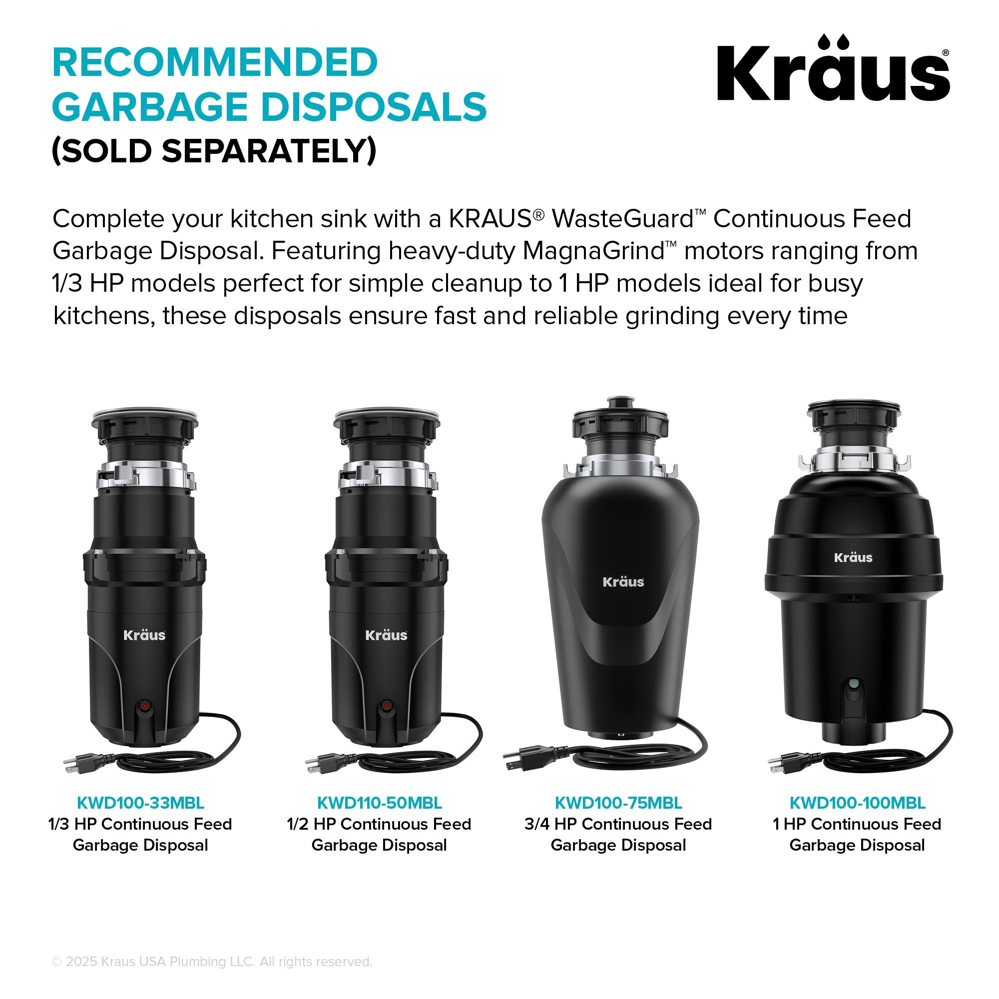 KRAUS Premier Undermount Single Bowl 18-Gauge Stainless Steel Kitchen Sink