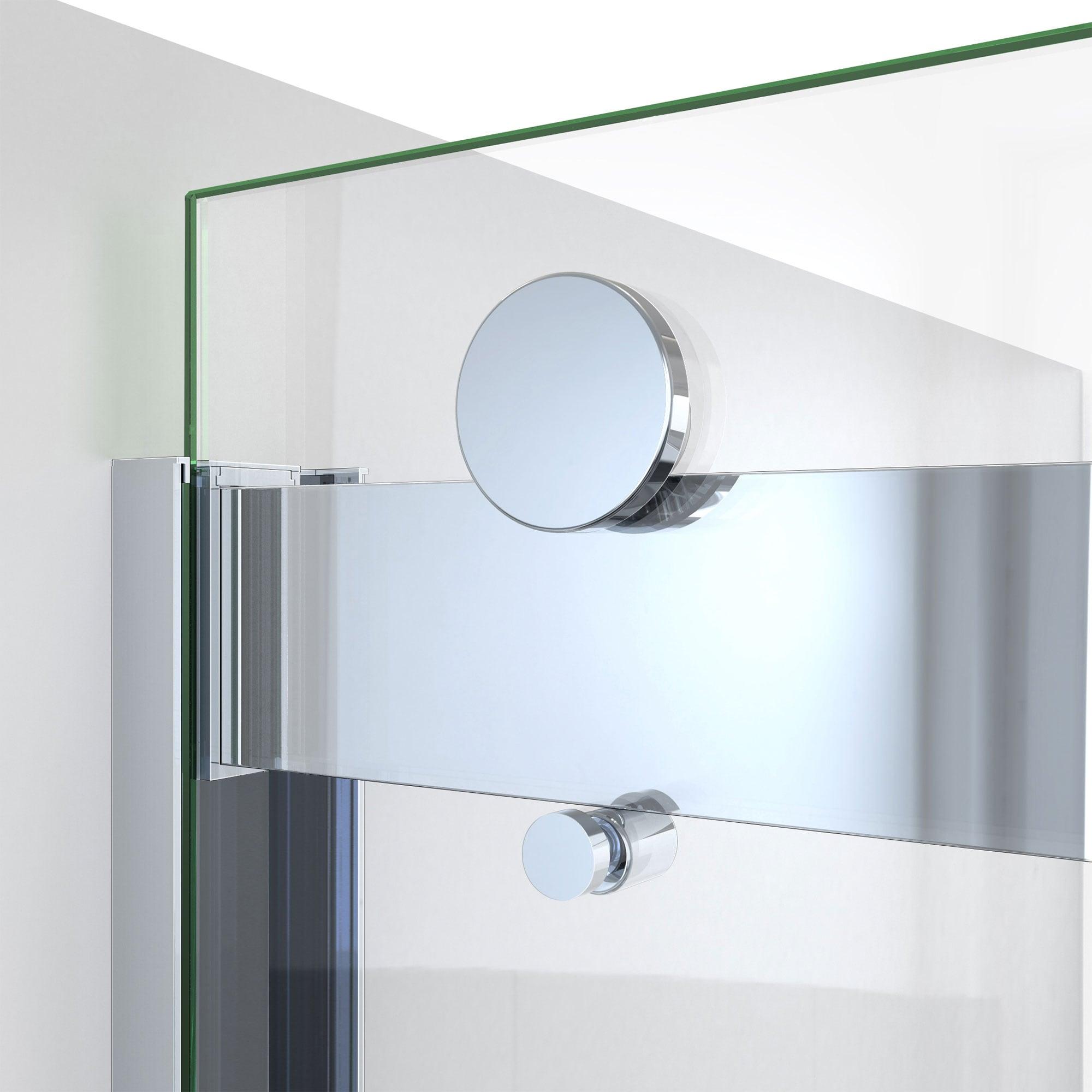 DreamLine SDVH60W760VXX01 Sapphire-V 56cm W x 76cm H Frameless Tub Door with