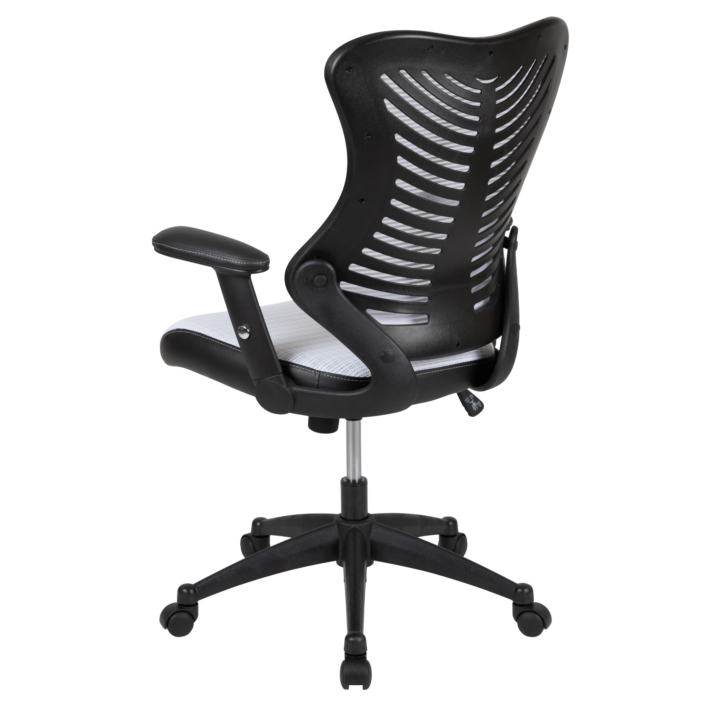 Siwar High-Back Designer Ergonomic Office Chair with Adjustable Armrests by Flash Furniture