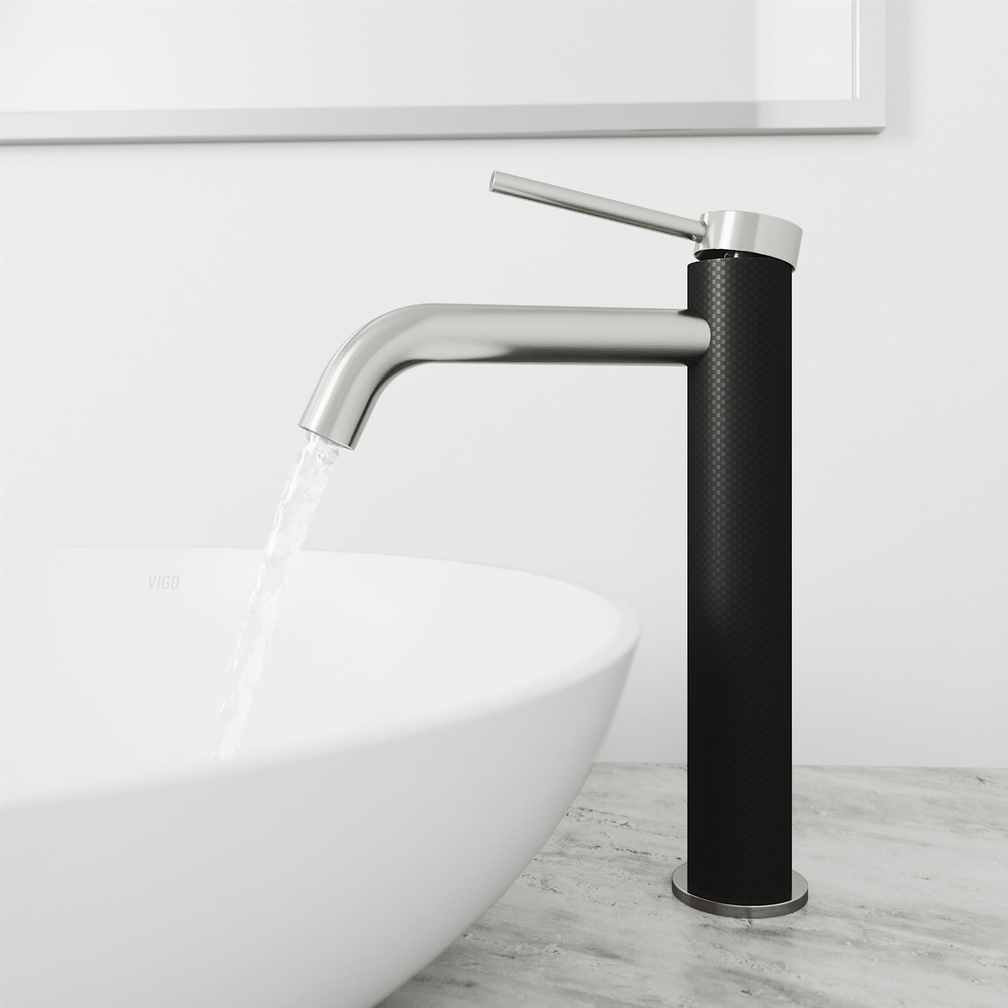 Lexington 10" H Single Handle Vessel Sink Bathroom Faucet