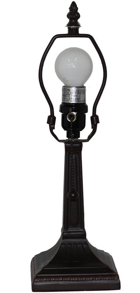 Amora Lighting Tiffany Metal Table Lamp