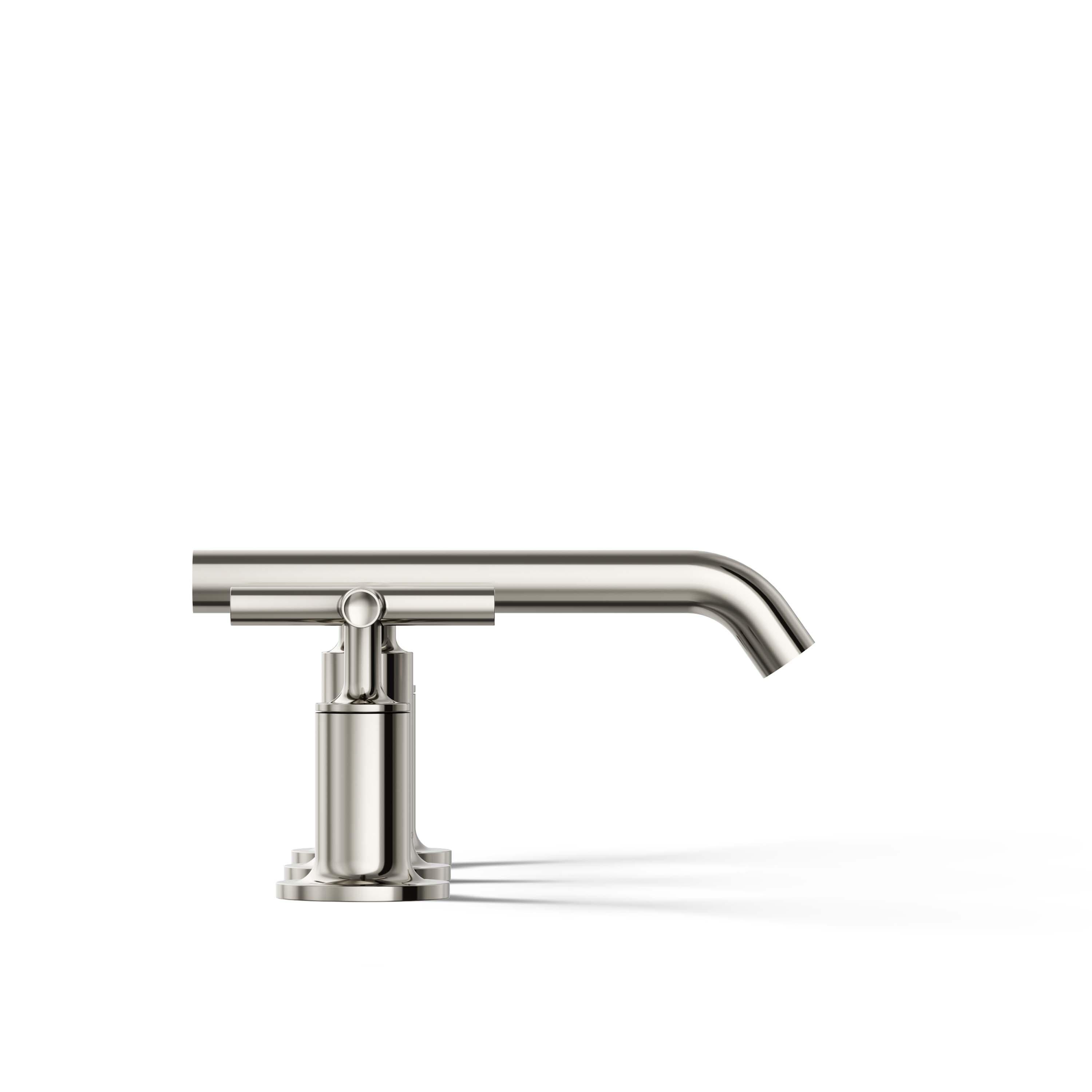 Purist® Widespread Bathroom Sink Faucet with Low Cross Handles and Low Spout