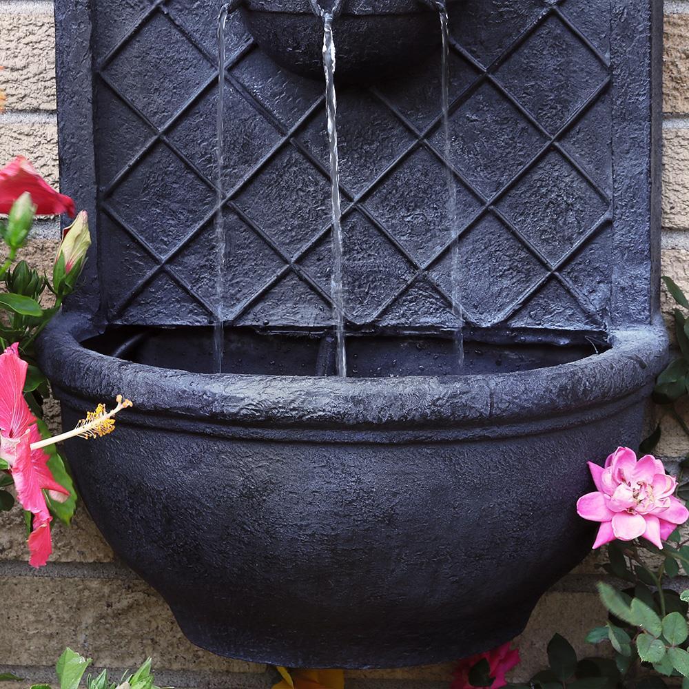 Millwood Pines Tristin Weather Resistant Wall Base Fountain