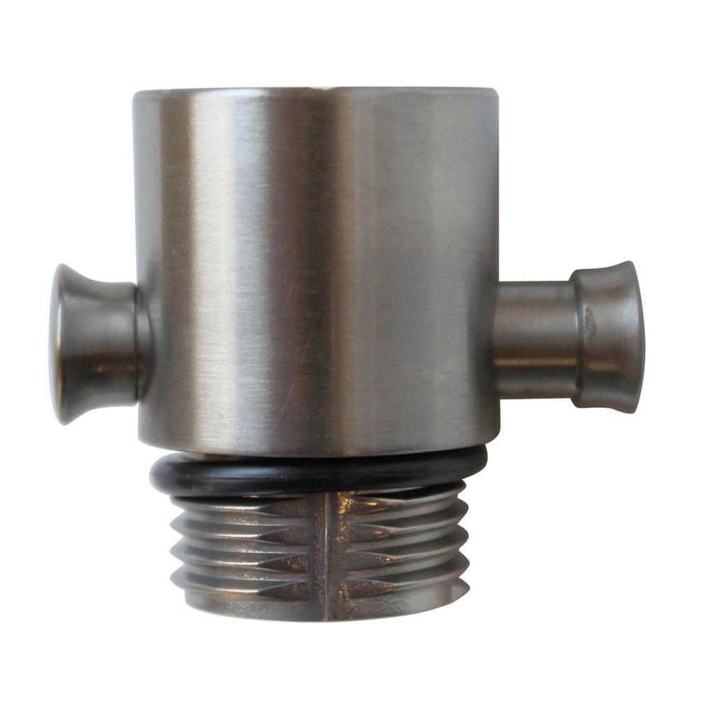 Brushed Nickel Pause Control Shower Adapter