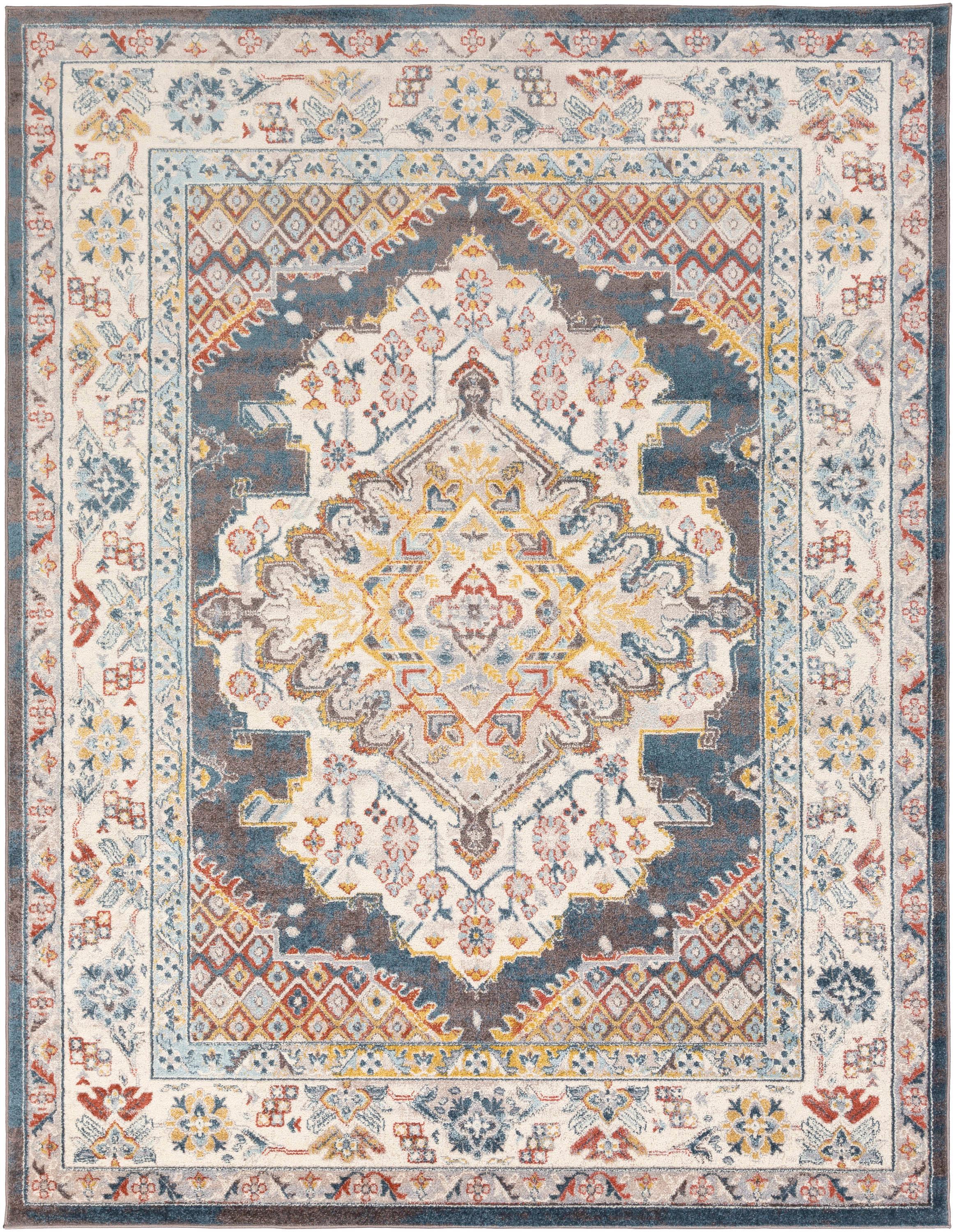 Livabliss 7'10"x10'3" Kashan Traditional Rugs Beige