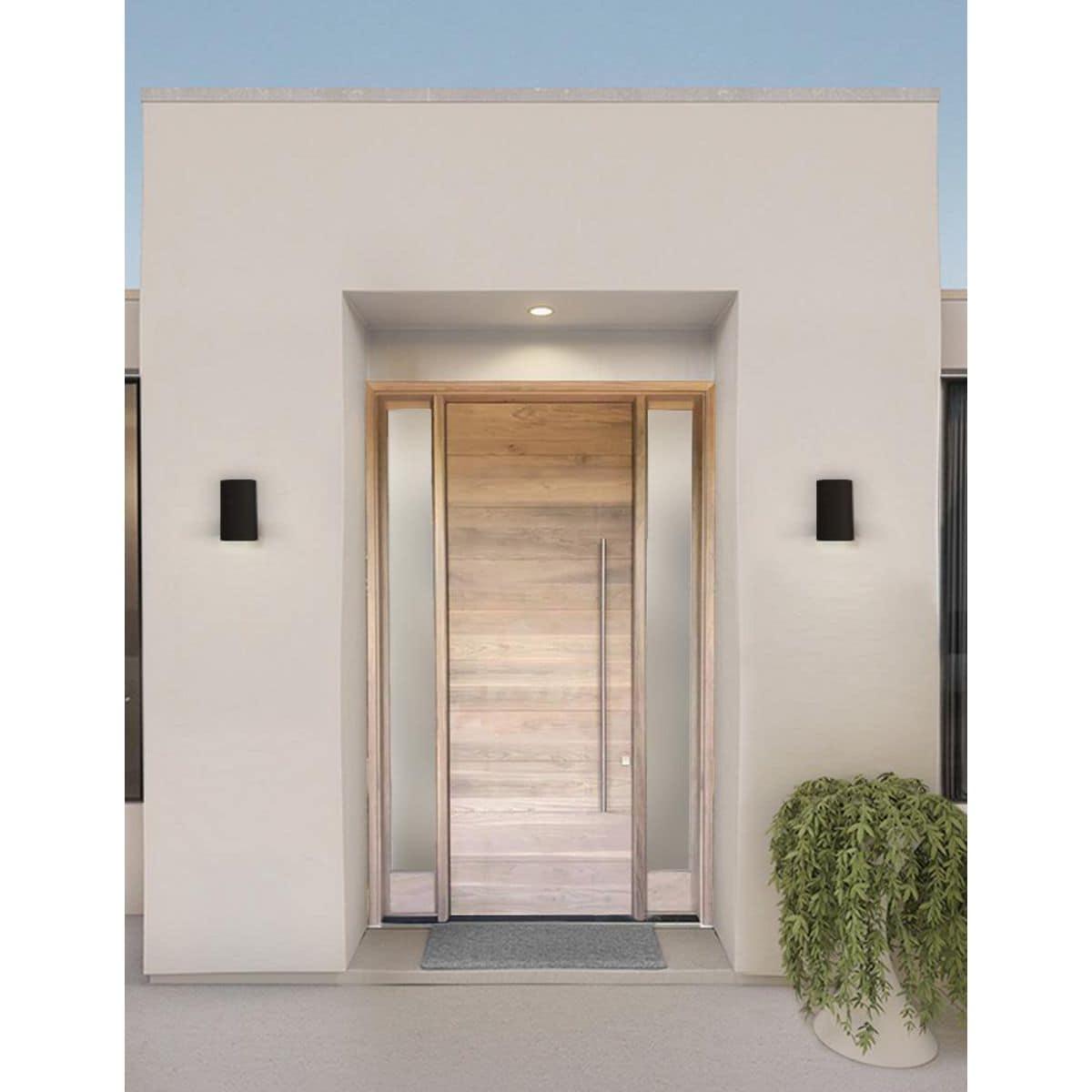 Progress Lighting, Cylinder Collection, 1-Light Wall Sconce, Antique Bronze Finish, Porcelain Shade