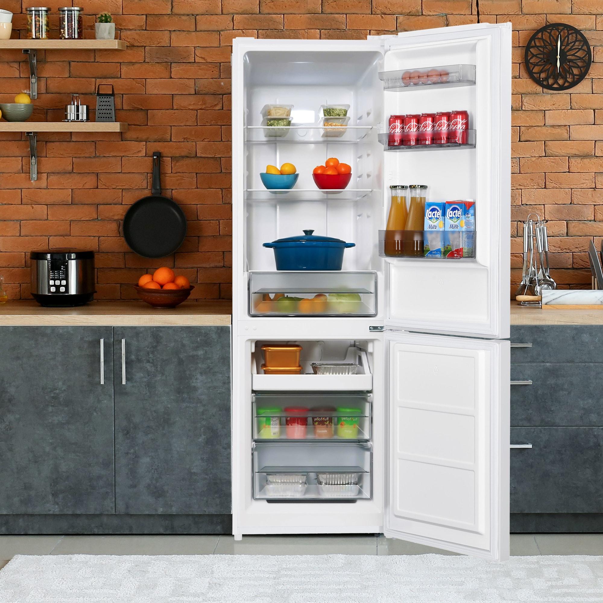 Danby 10 cu. ft. Bottom Mount Apartment Size Fridge in White (DBMF100B1WDB)