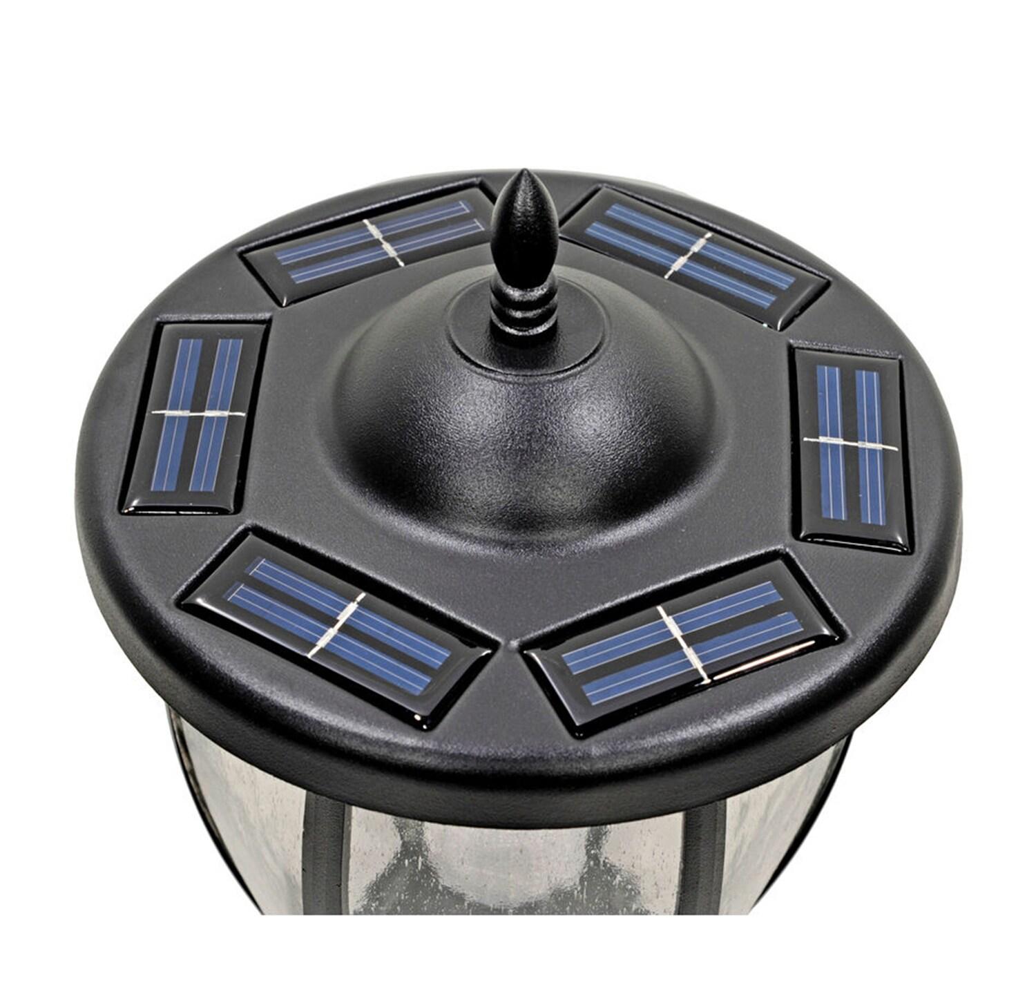 Nature Power 72'' Solar Powered Outdoor Floor Lamp (Set of 2)