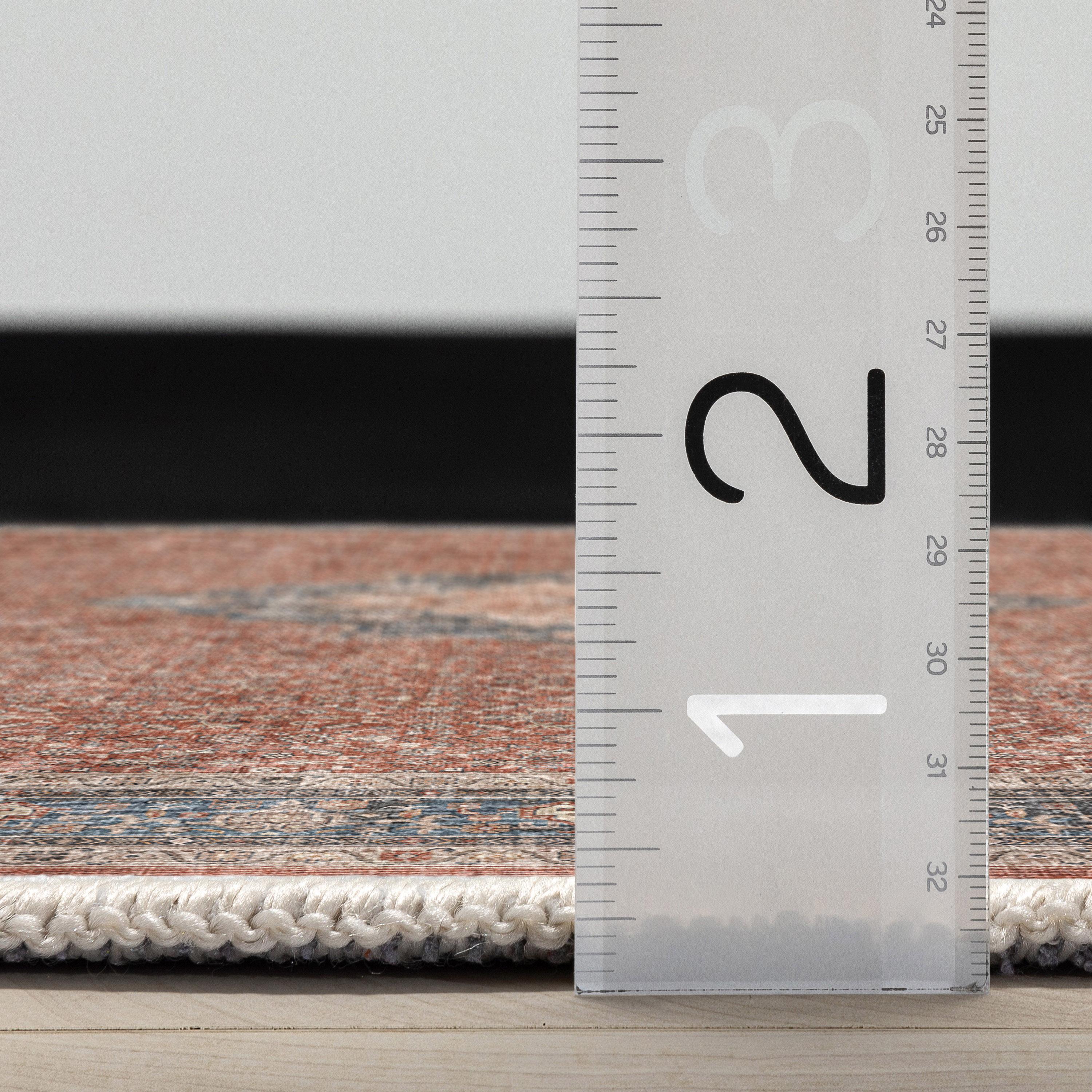 Well Woven Asha Lilith Vintage Oriental Red Blue 5'3" x 7'3" Area Rug