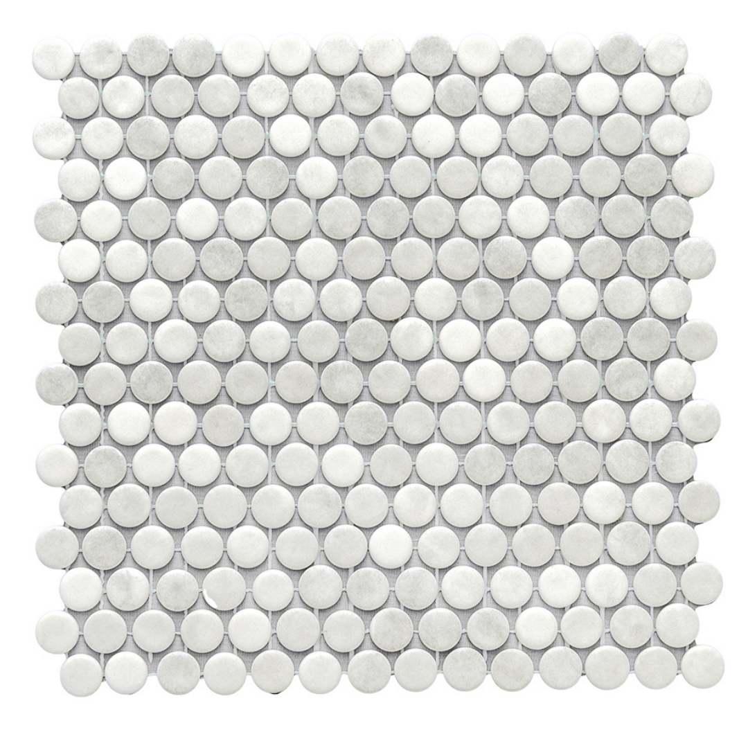 Eterna Penny 12"x12" Recycled Glass Mosaic Tile