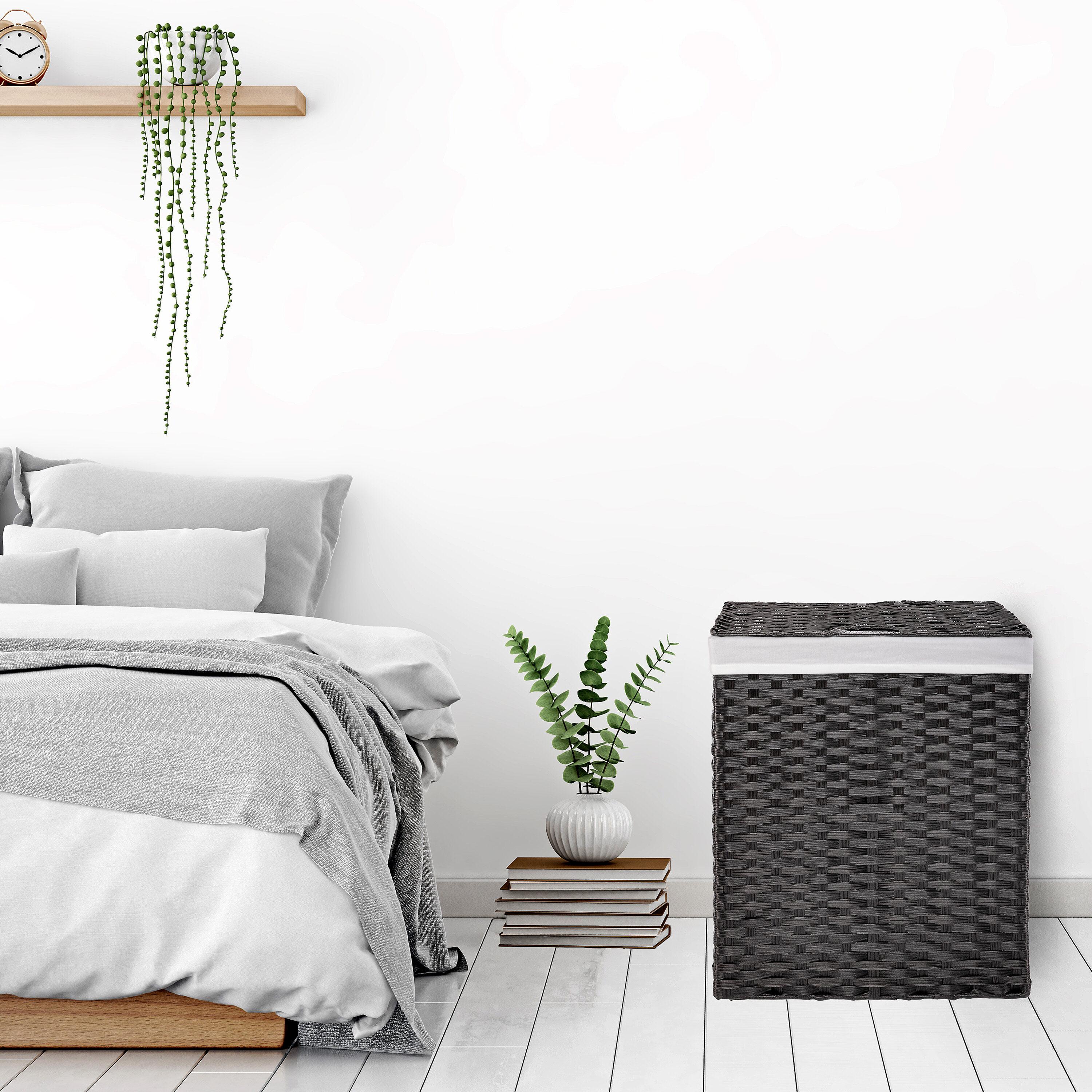 Handwoven Rectangle Laundry Hamper