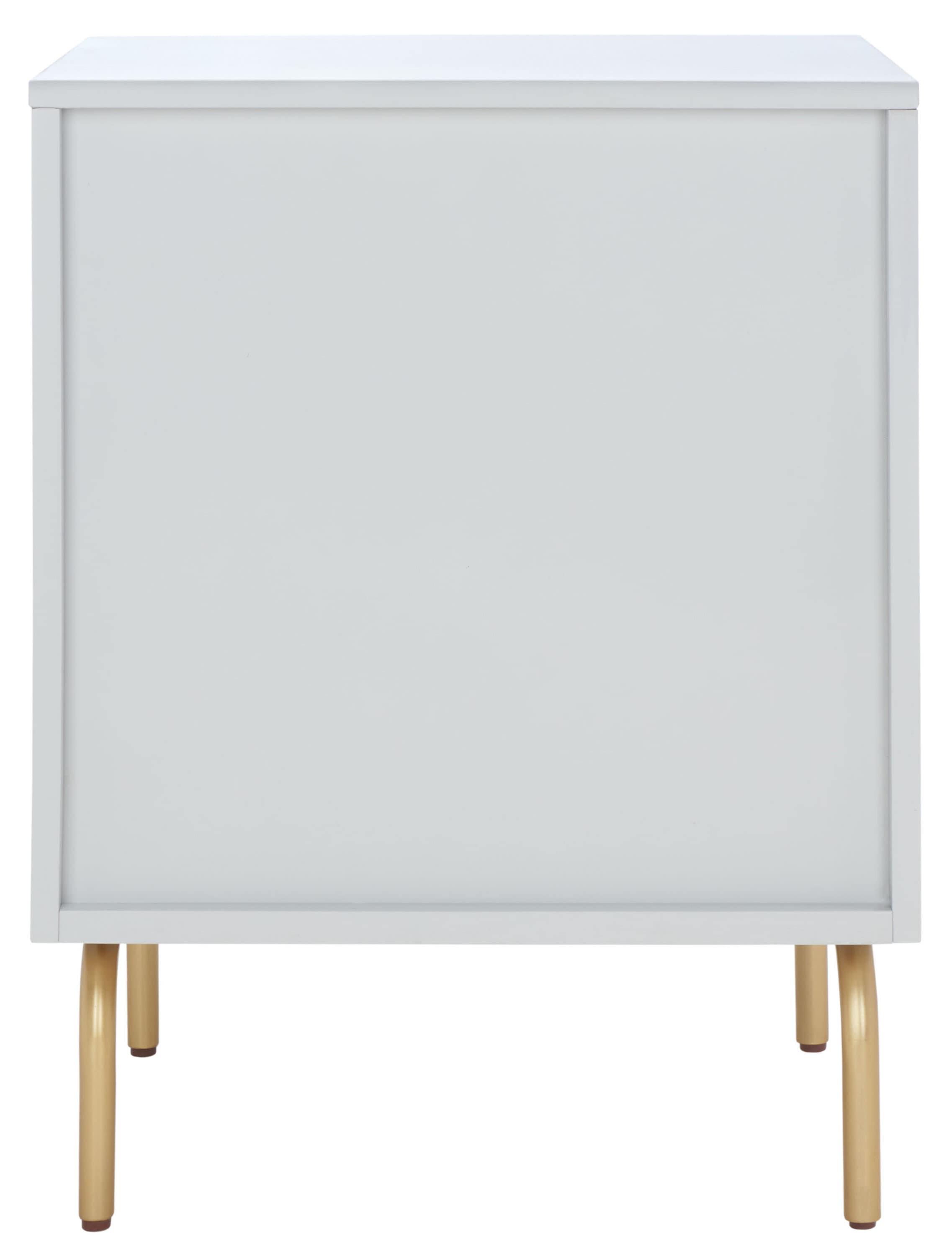 Genevieve 2 Drawer Nightstand - NST5002 - Grey/White Washed - Safavieh
