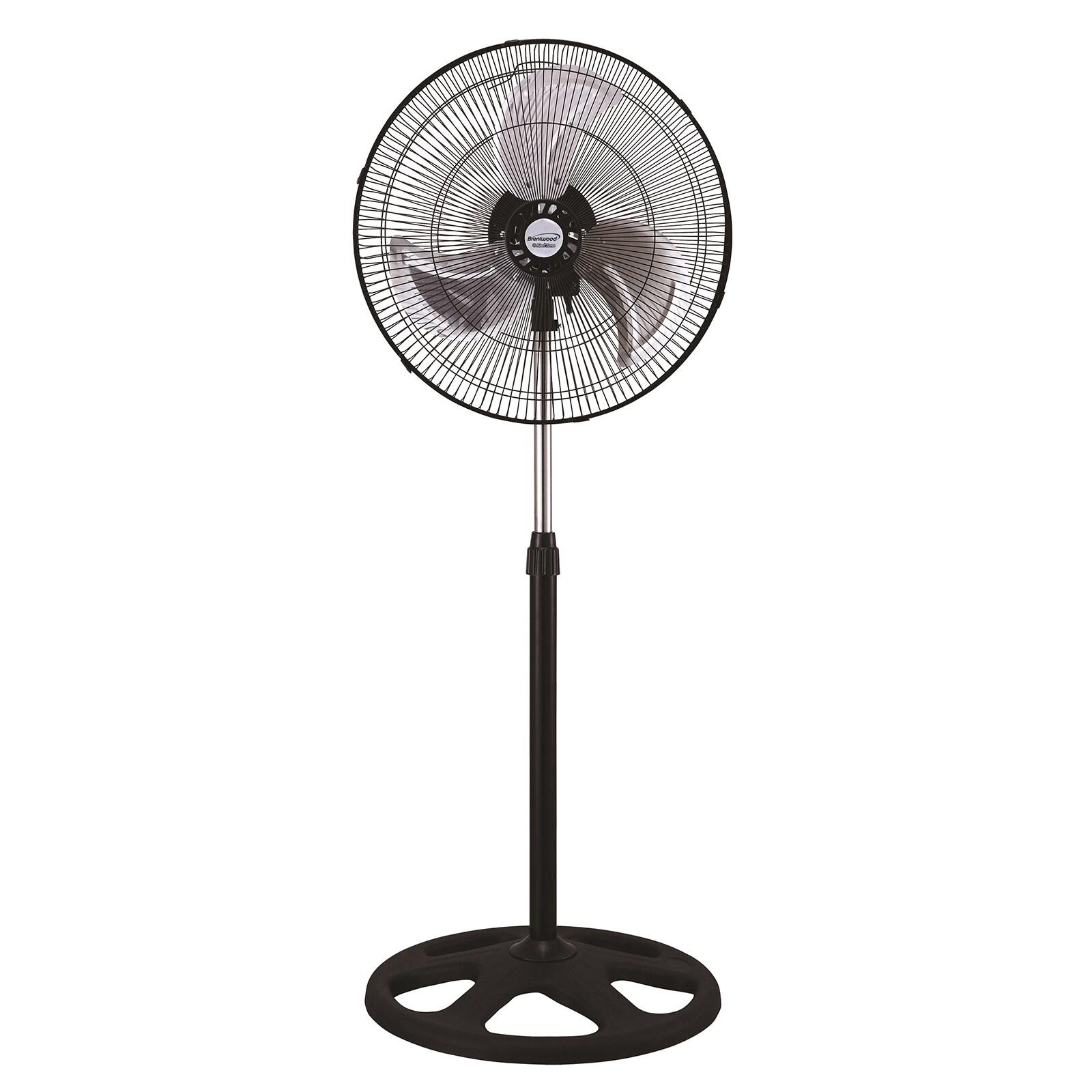 Brentwood Kool Zone 18 Inch 3 Speed Industrial Stand Fan