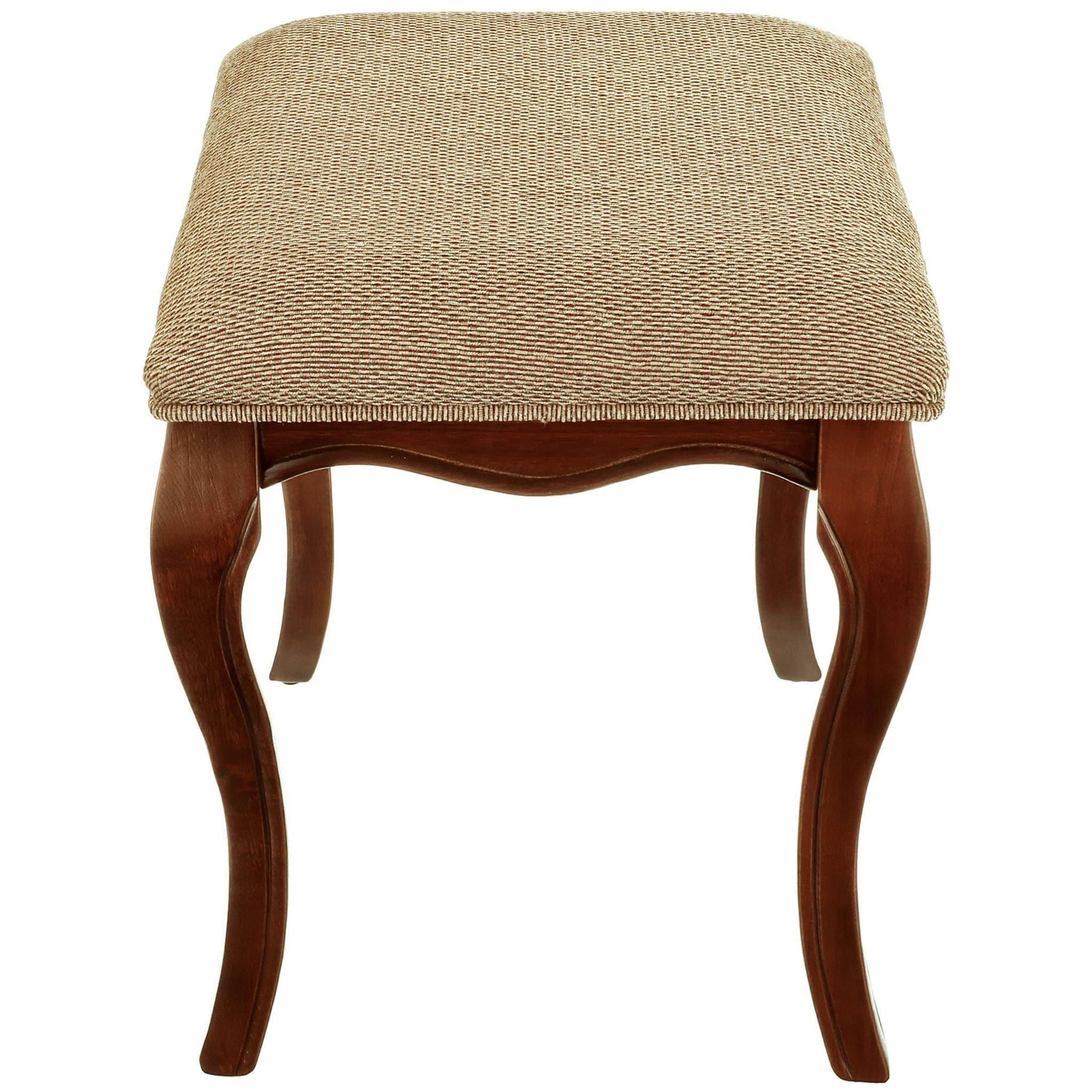Design Toscano Lady Guinevere Upholstered Vanity Stool