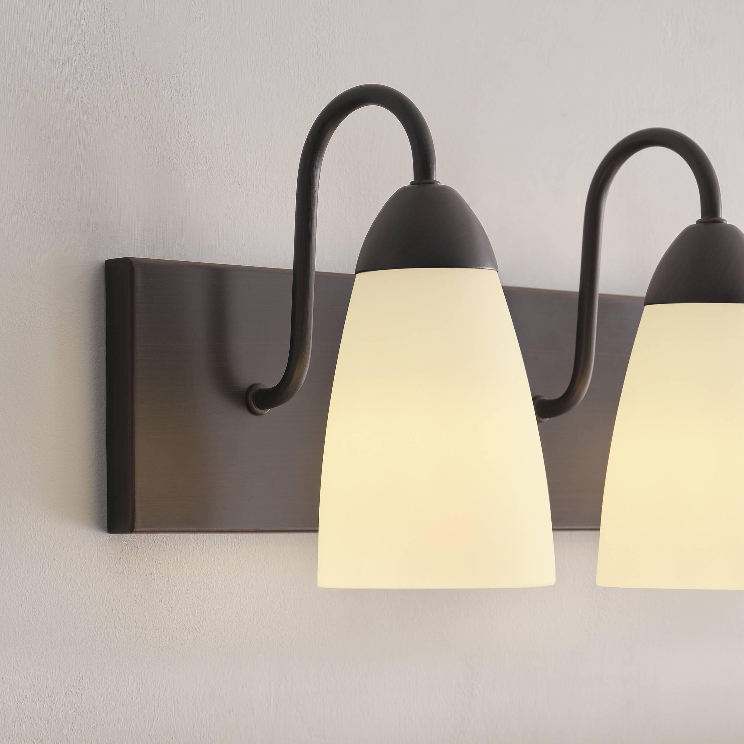 Generation Lighting 4420203-710 Seville Three - Light Wall/Bath Vanity Style Fixture, Bronze