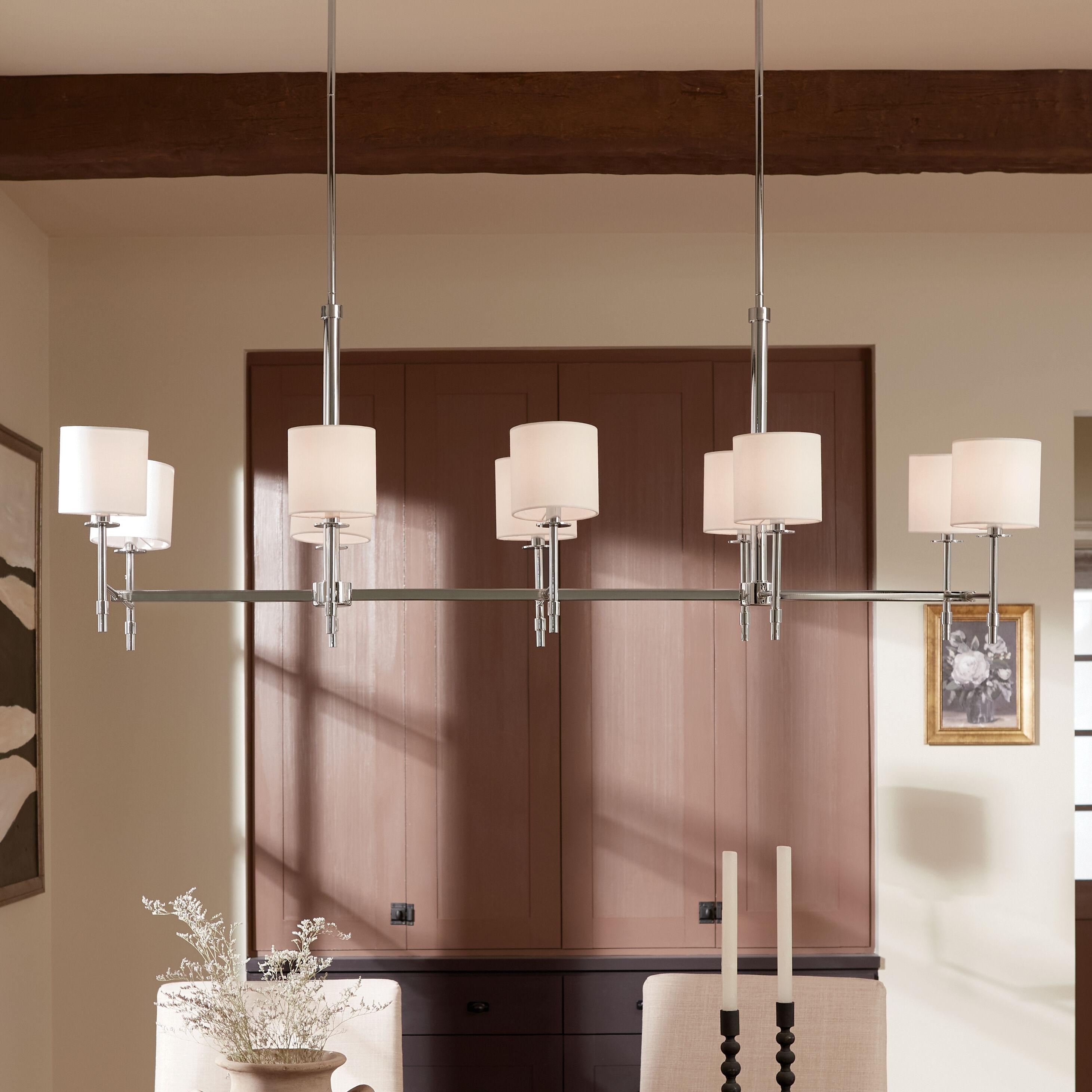 Kichler Lighting Ali 10 - Light Chandelier in  Polished Nickel