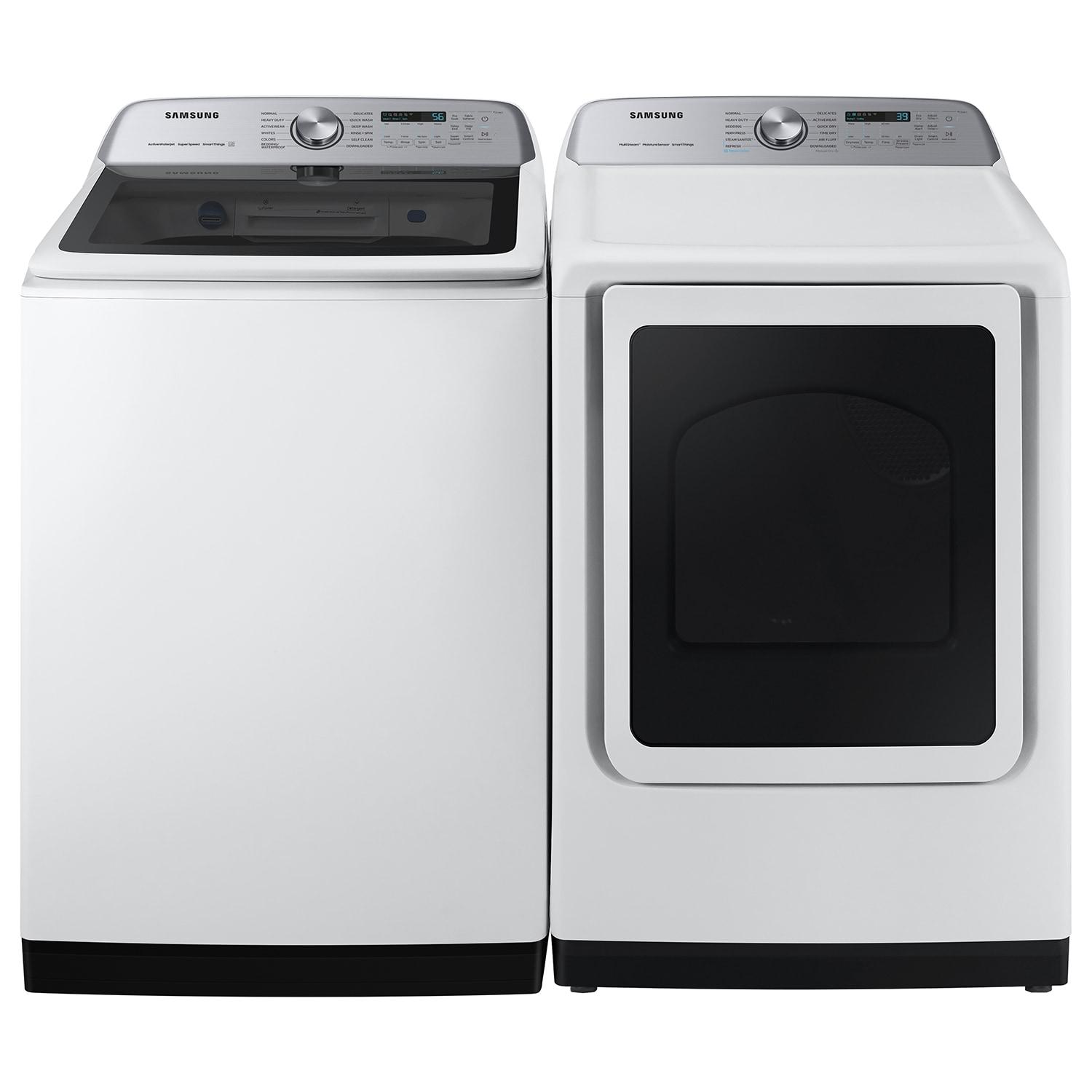 Samsung 5.2 cu. ft. Large Capacity Smart Top Load Washer with Super Speed Wash