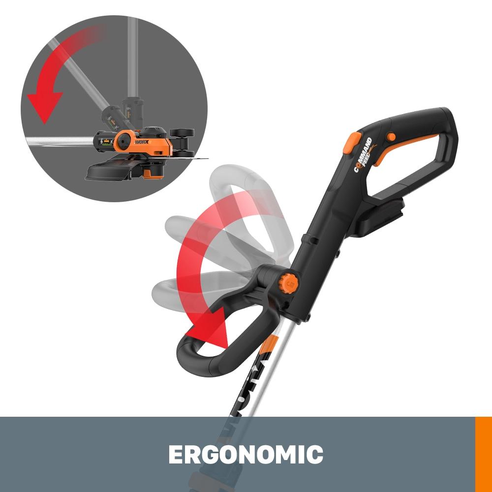 Worx WG931 20V Power Share Cordless Grass Trimmer, Hedge Trimmer, & Blower Combo (Batteries and Charger Included)