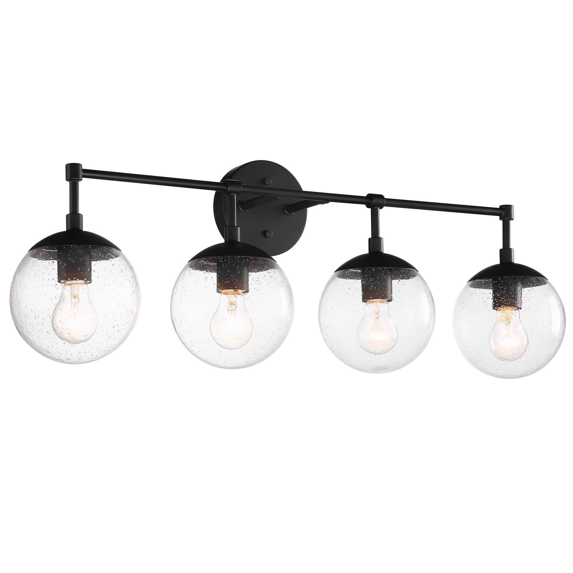 Design House Gracelyn Vanity Light for Bathroom, Black, 4-Light