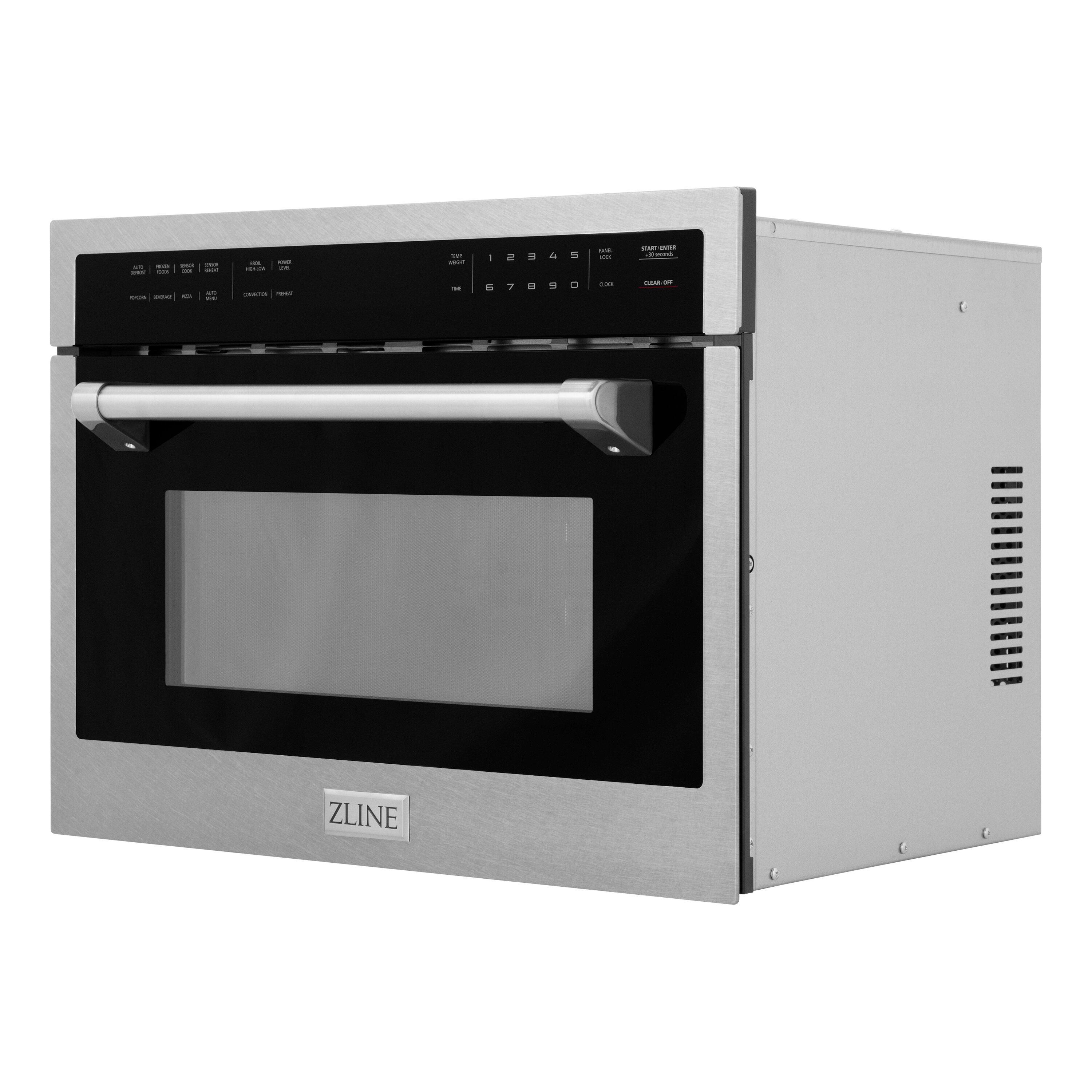 ZLINE 24" 1.6 cu ft. Built-in Convection Microwave Oven with Speed and Sensor Cooking