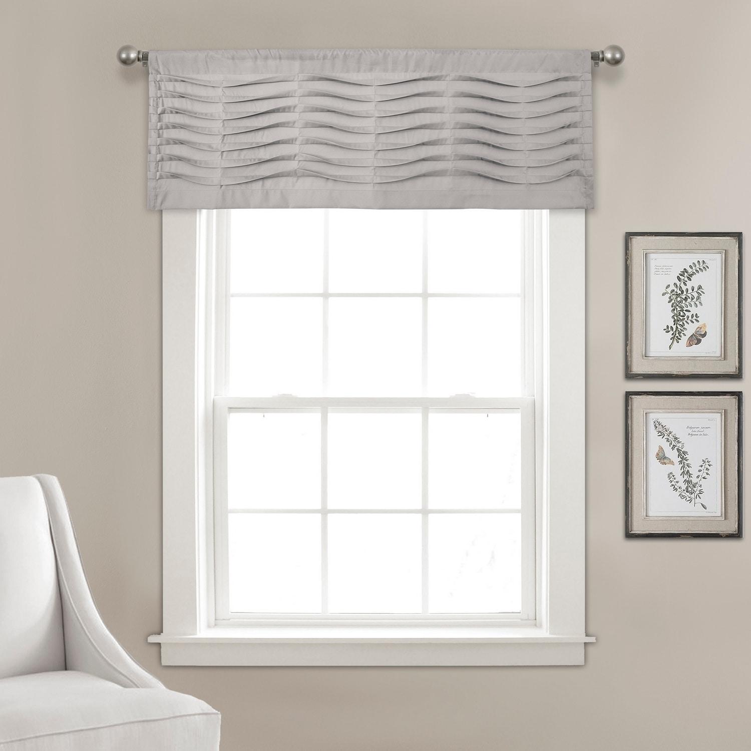 Lush Decor Tailored 52'' W Window Valance