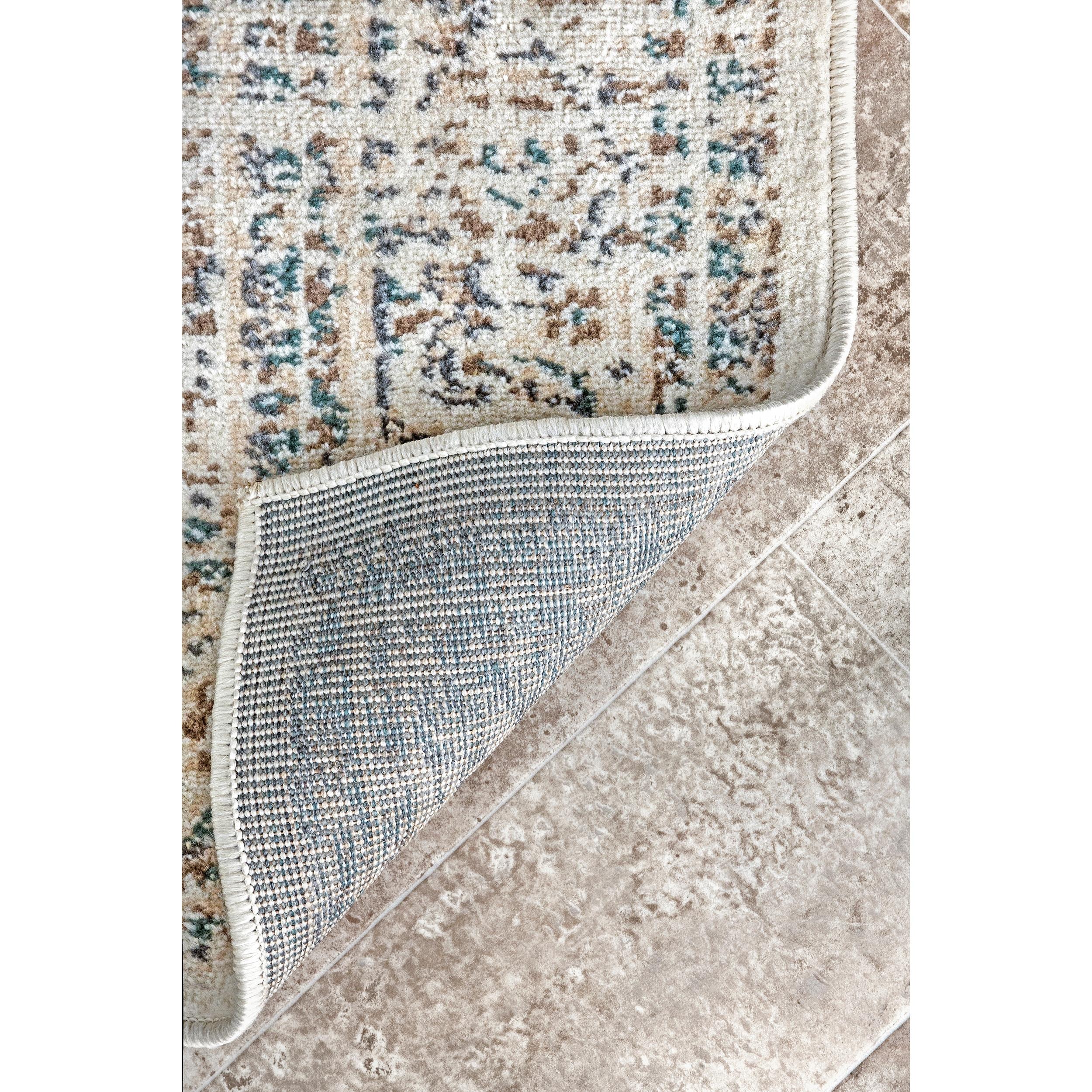 Nuloom Tanith Medallion 2x3 Accent Indoor Area Rug for Living Room Bedroom Dining Room Entryway Kitchen, Cream/Grey