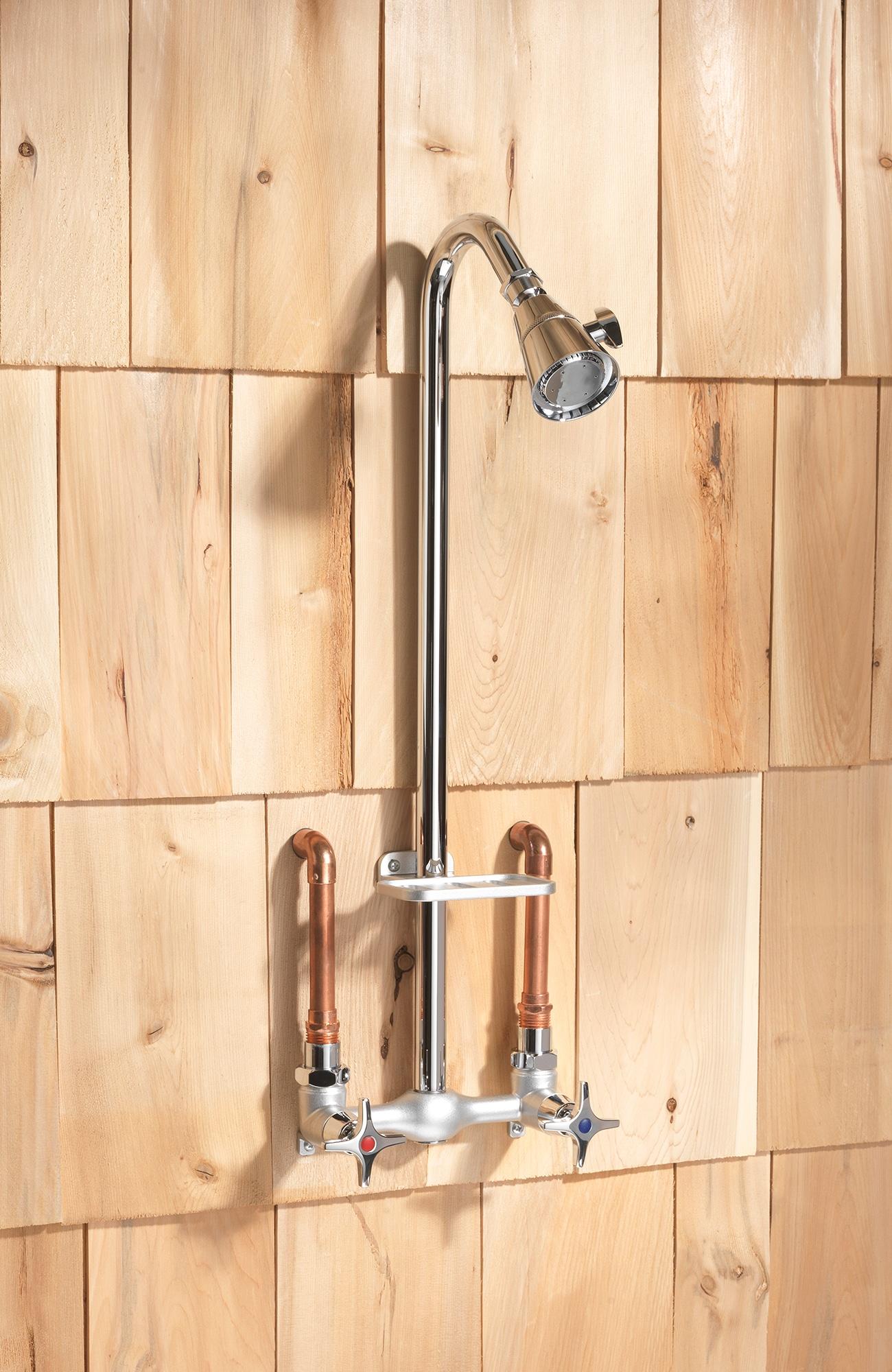 Homewerks 2-Handle Chrome Wall Mount Tub Faucet