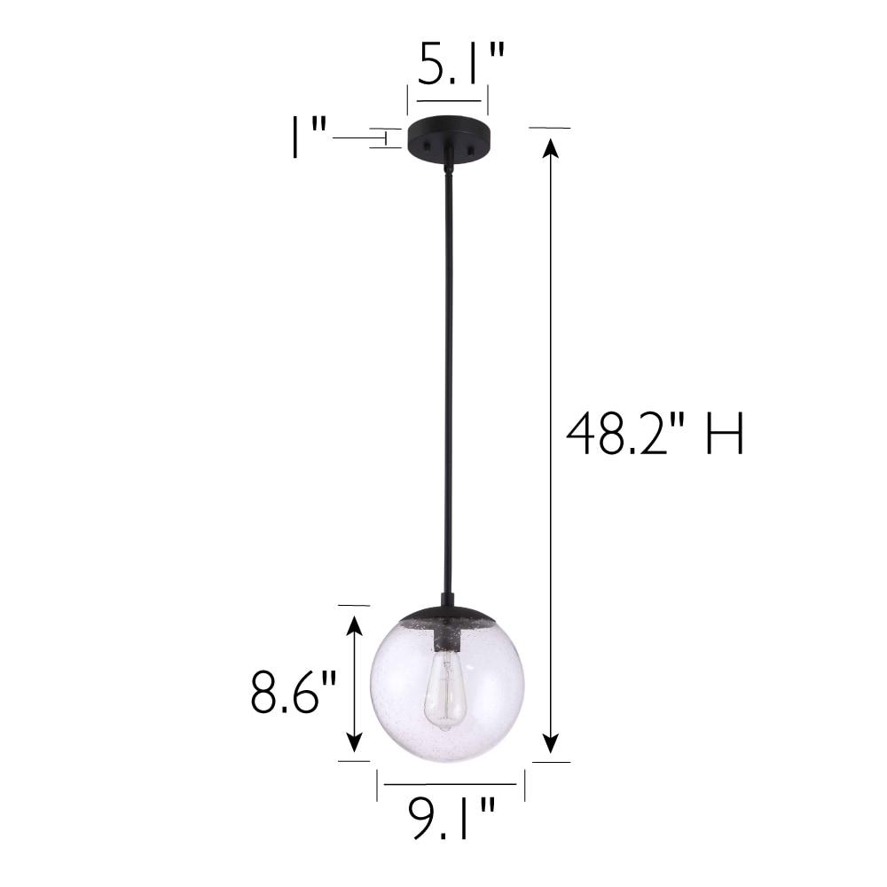 Design House  Gracelyn Pendant Light in Matte Black