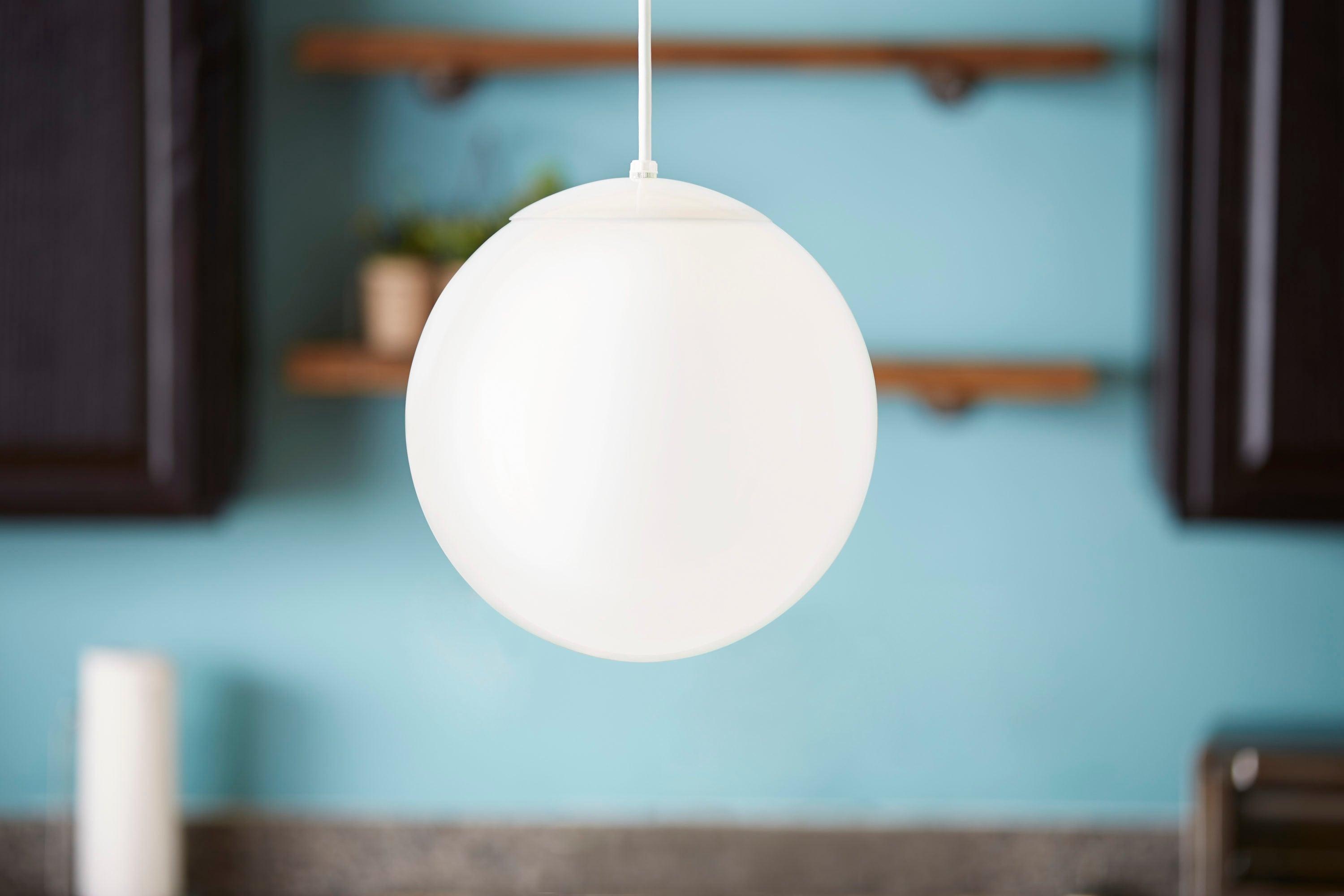 Sea Gull Lighting 6022-15 Leo Globe Pendant Hanging Modern Fixture, One - Light, RED