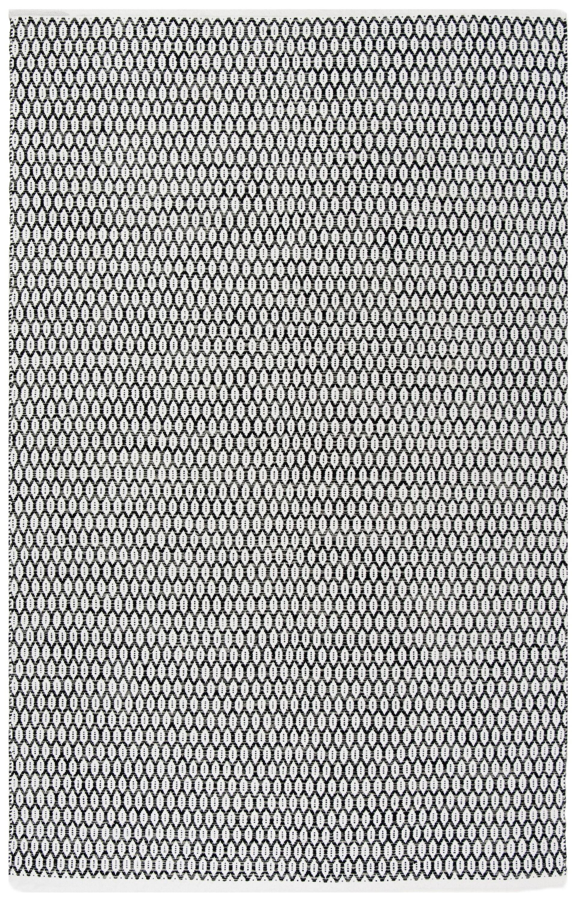 Montauk MTK608 Hand Woven Indoor Area Rug - Black/Ivory - 8'x10' - Safavieh