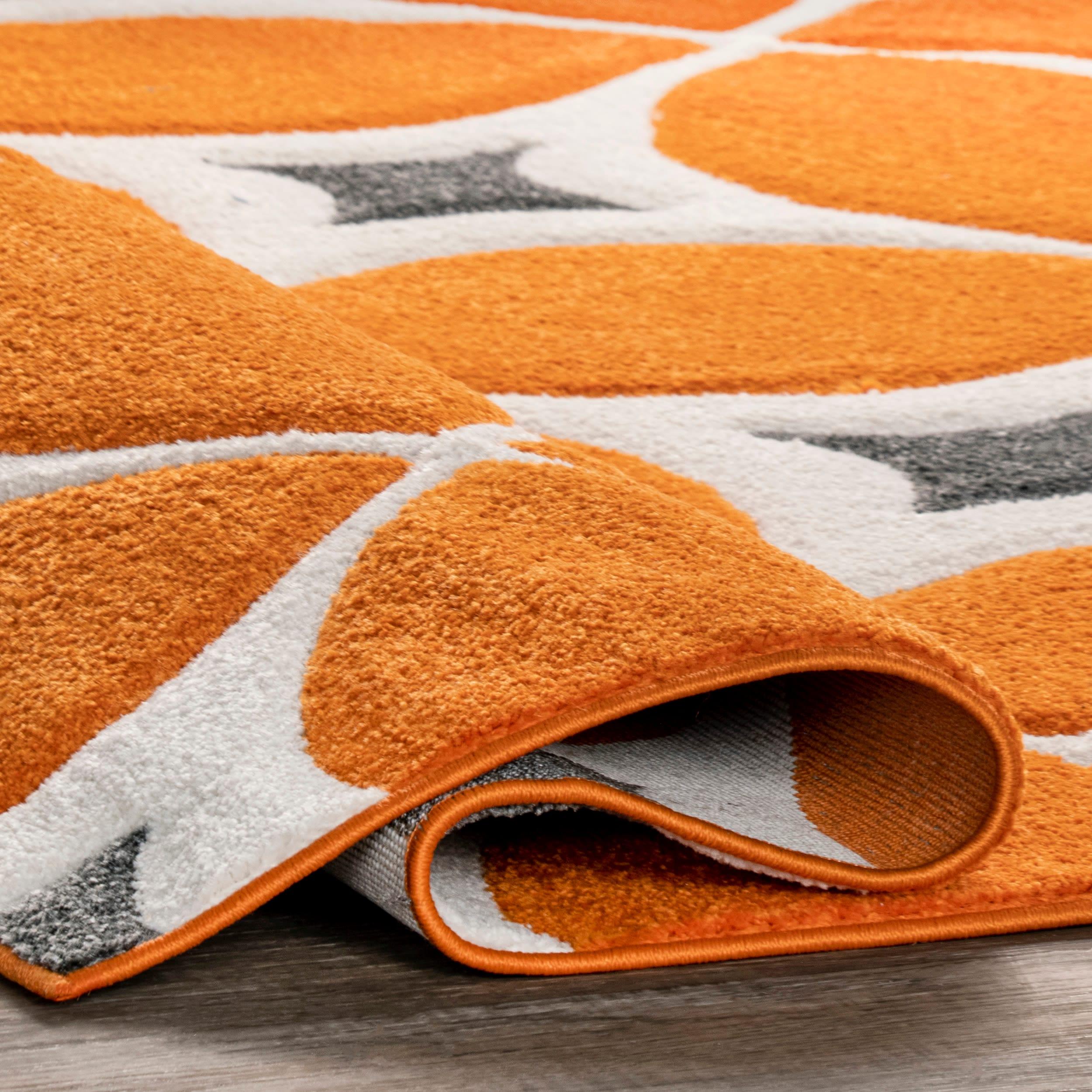 nuLOOM Gabriela Contemporary Accent Rug, 3' x 5', Deep Orange