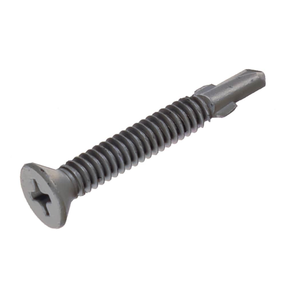 Self-Drilling Screw - #10 x 1-7/16"" - Flat Head - Pkg of 100 - ITW Teks 21380