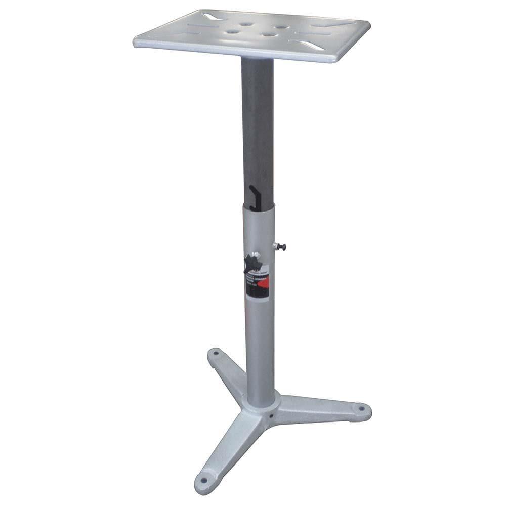 Adjustable Steel Bench Grinder Stand with Cast Iron Base