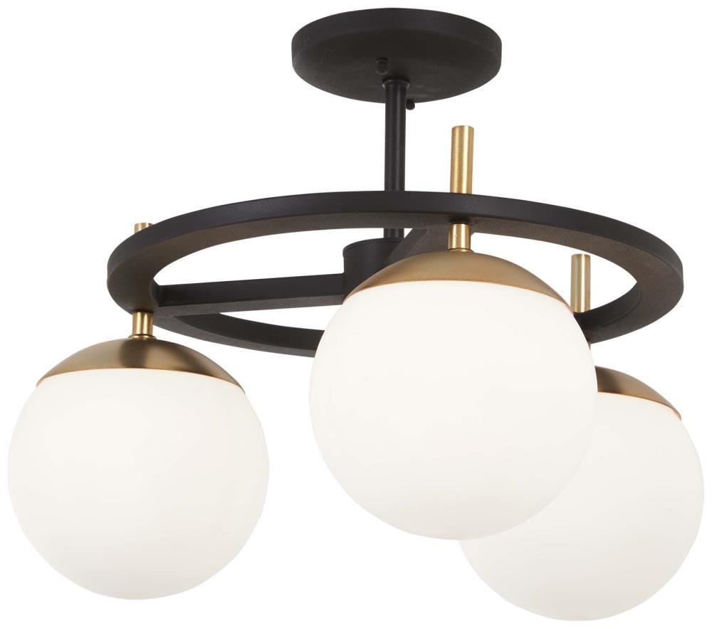 George Kovacs Lighting - Alluria-Three Light Semi-Flush Mount-18 Inches Wide by