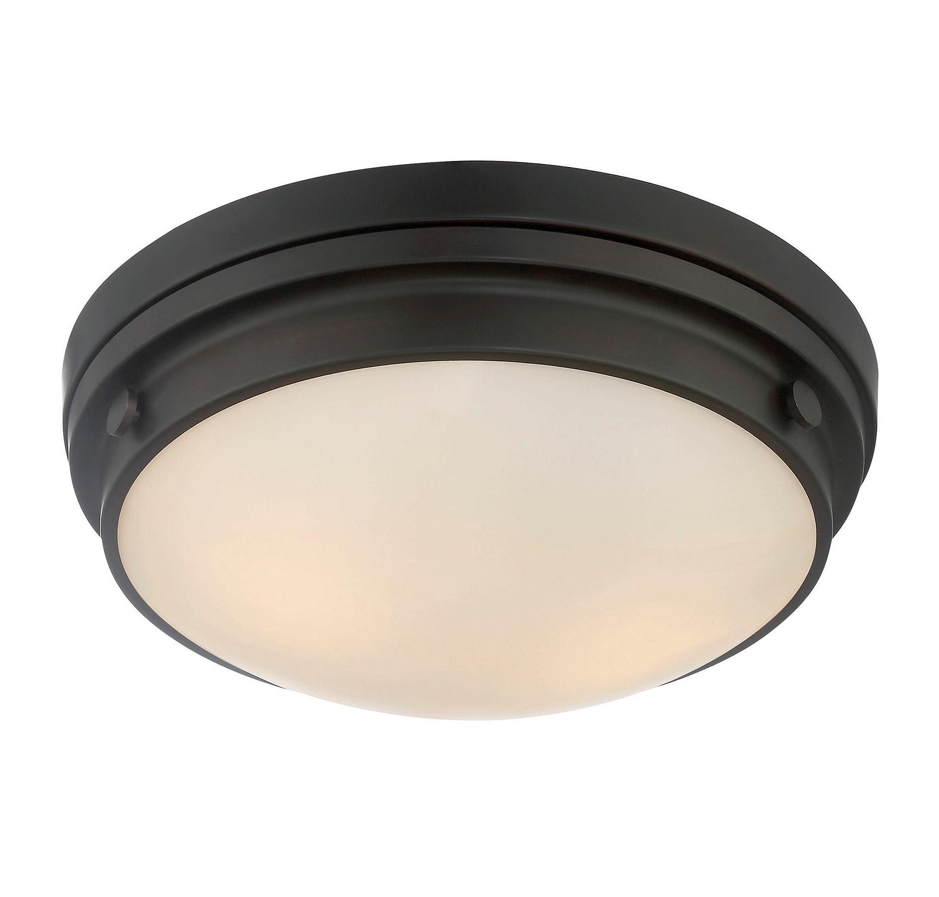 Savoy House Lucerne 3 - Light Flush Mount in  English Bronze