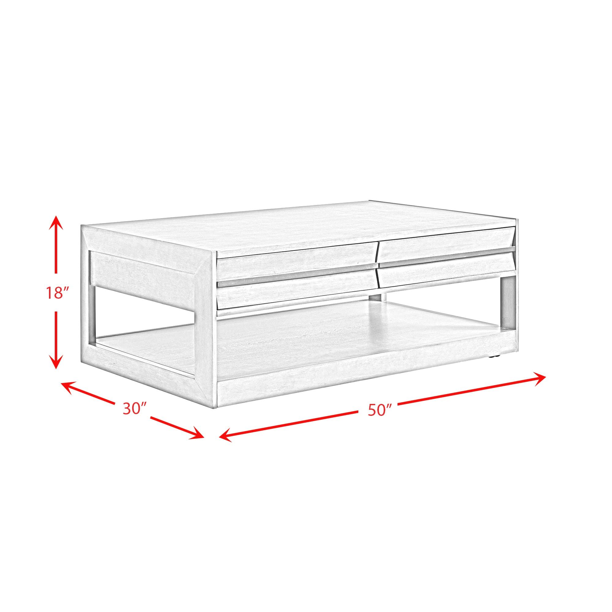 Picket House Furnishings Tropez Coffee Table in Grey