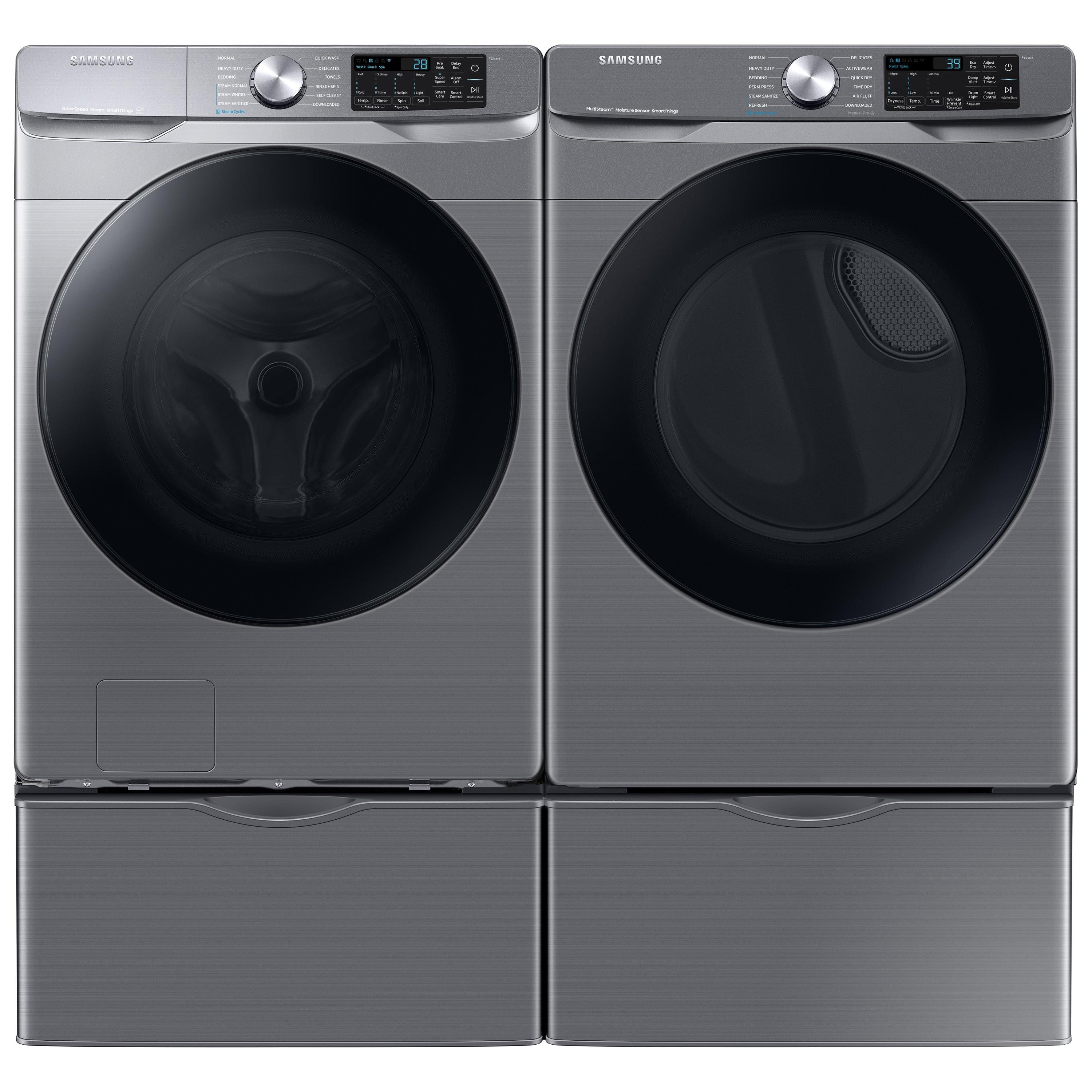 Samsung 4.5 cu. ft. Large Capacity Smart Front Load Washer with Super Speed Wash